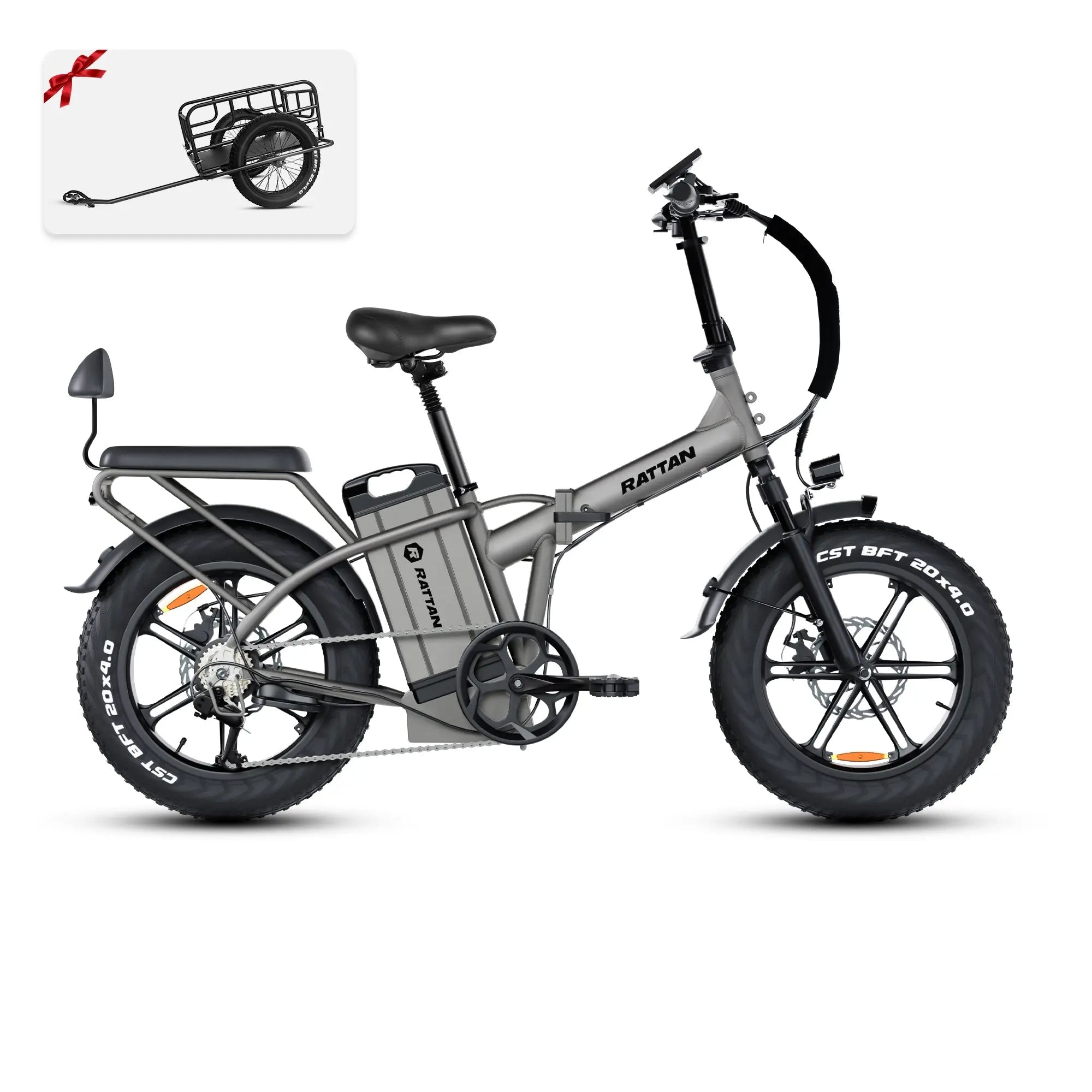Rattan LM Ultra Folding Fat Tire Electric Bike 