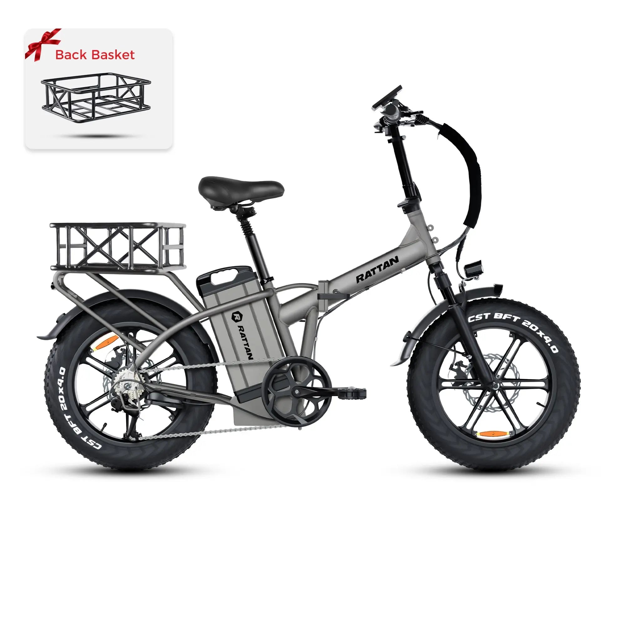 Rattan LM Ultra Folding Fat Tire Electric Bike 