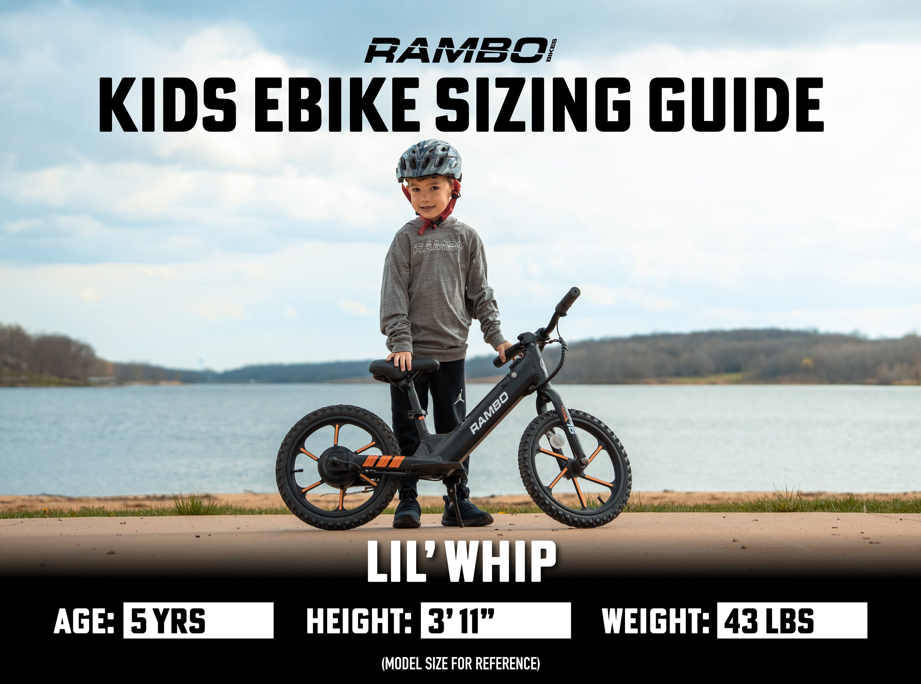 Rambo Kids 16 inch Lil Whip 3.0 Electric Bike