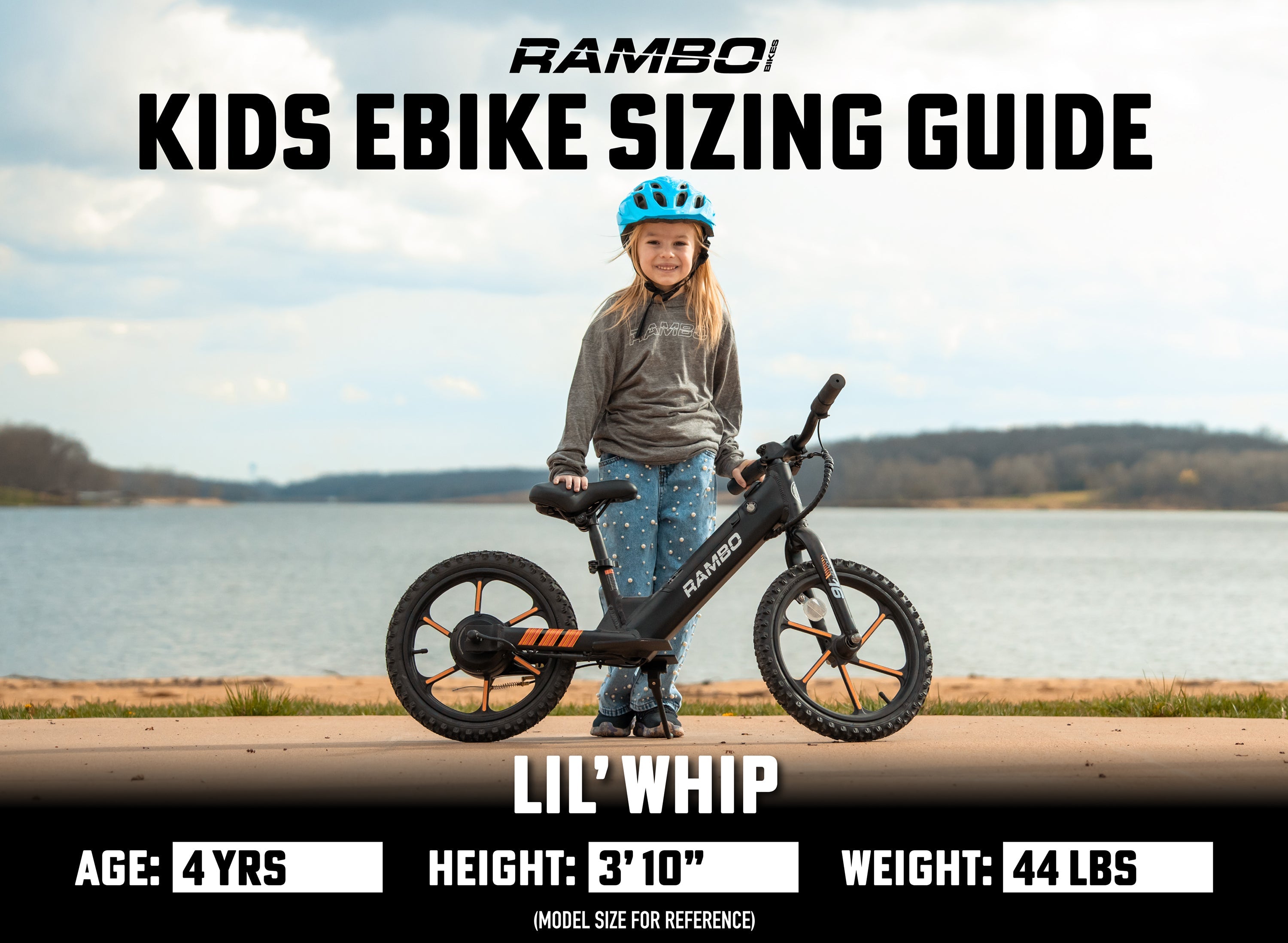 Rambo Kids 16 inch Lil Whip 3.0 Electric Bike