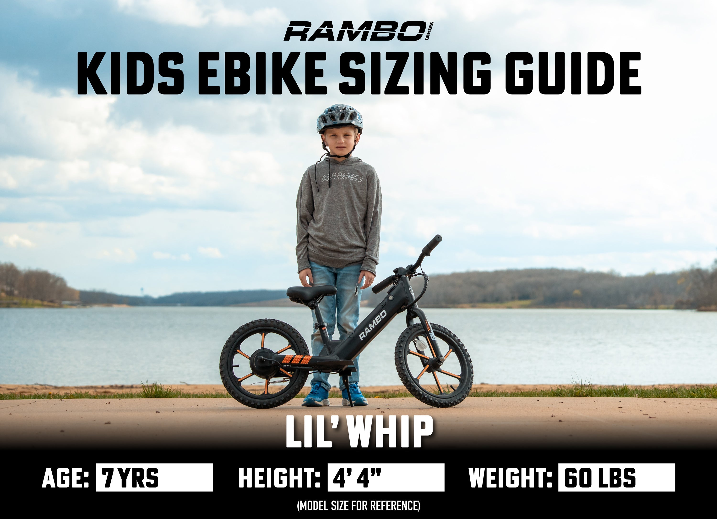 Rambo Kids 16 inch Lil Whip 3.0 Electric Bike
