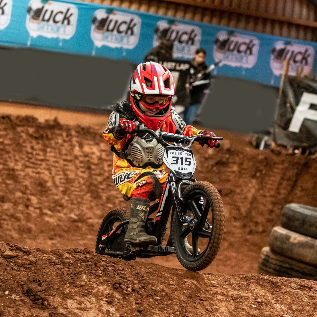 Voltaic Lion Pro 16-Inch Kids Electric Dirt Bike with Suspension