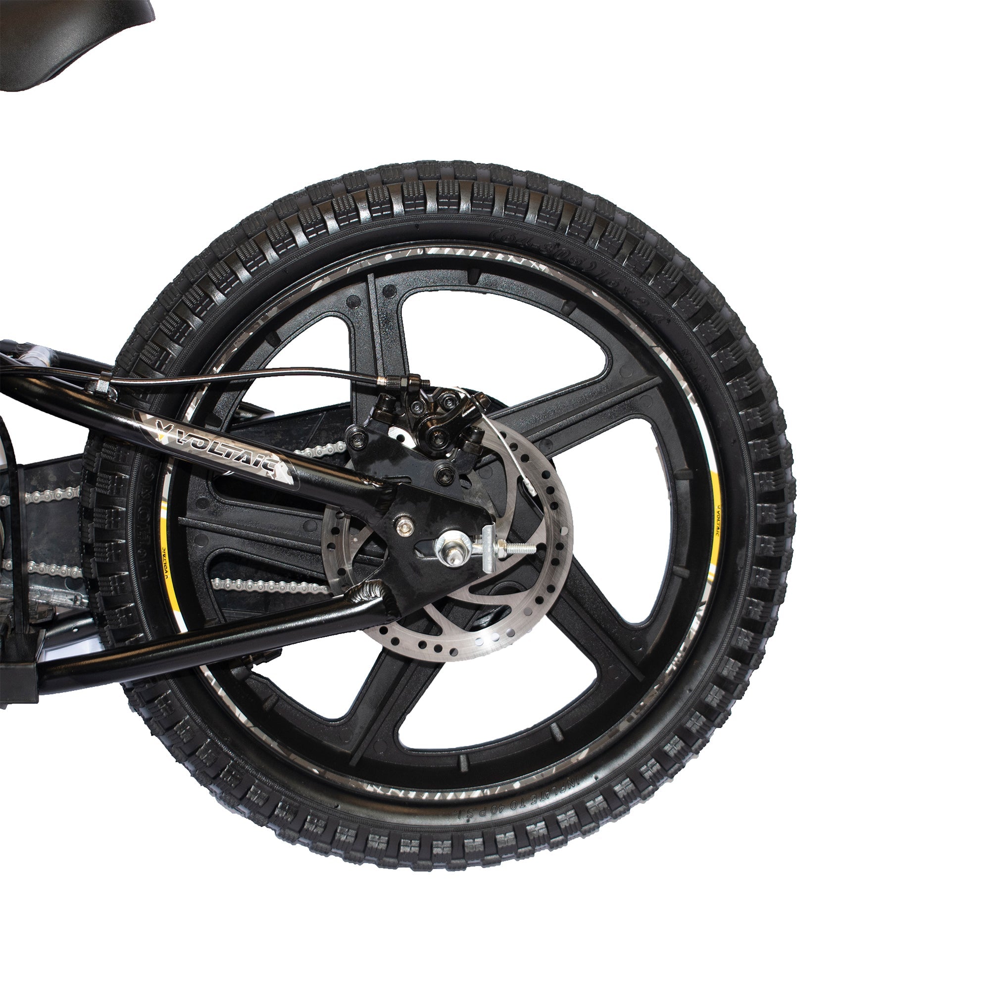 Voltaic Lion Pro 16-Inch Kids Electric Dirt Bike with Suspension
