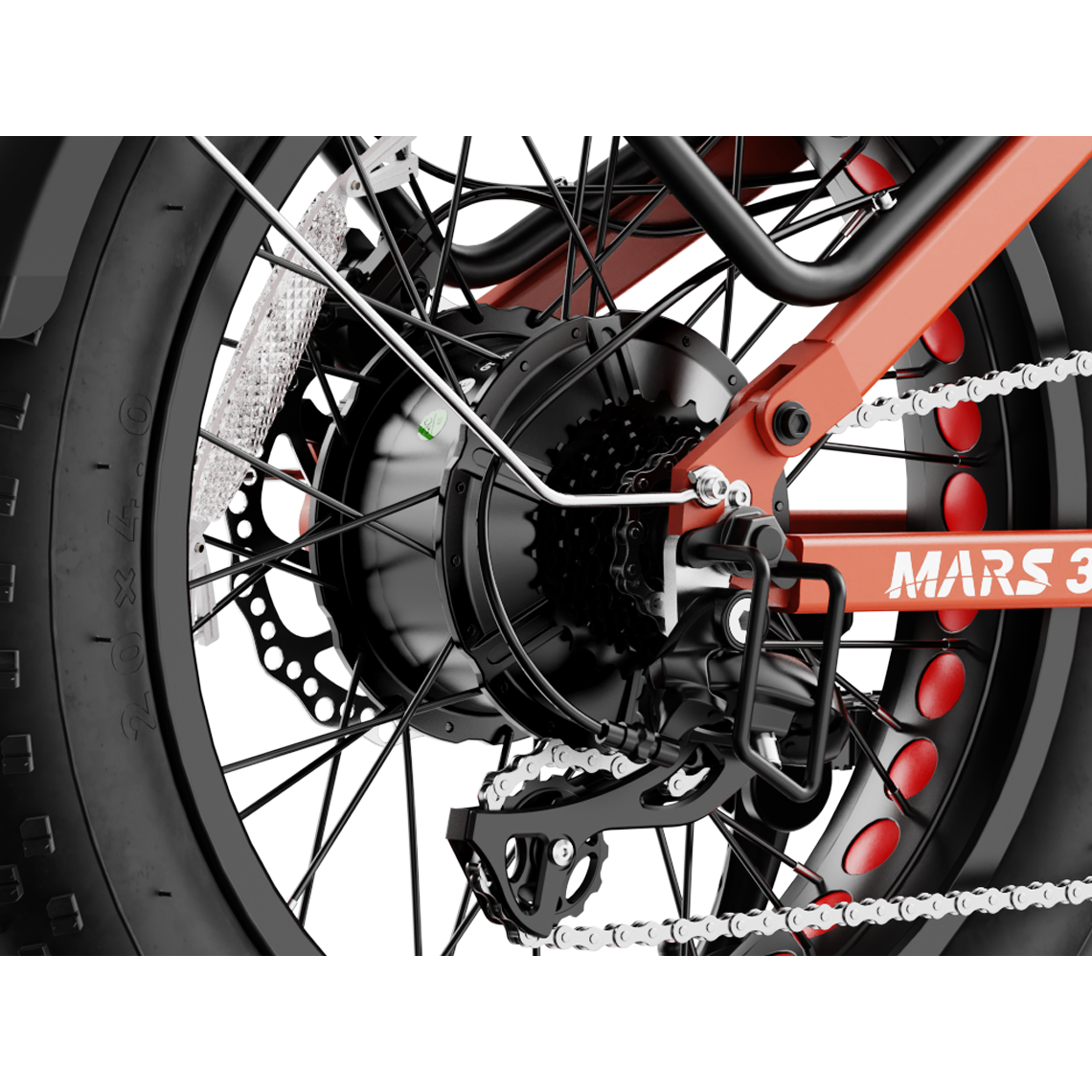 Heybike Mars 3.0 750W Folding Fat Tire Electric Bike