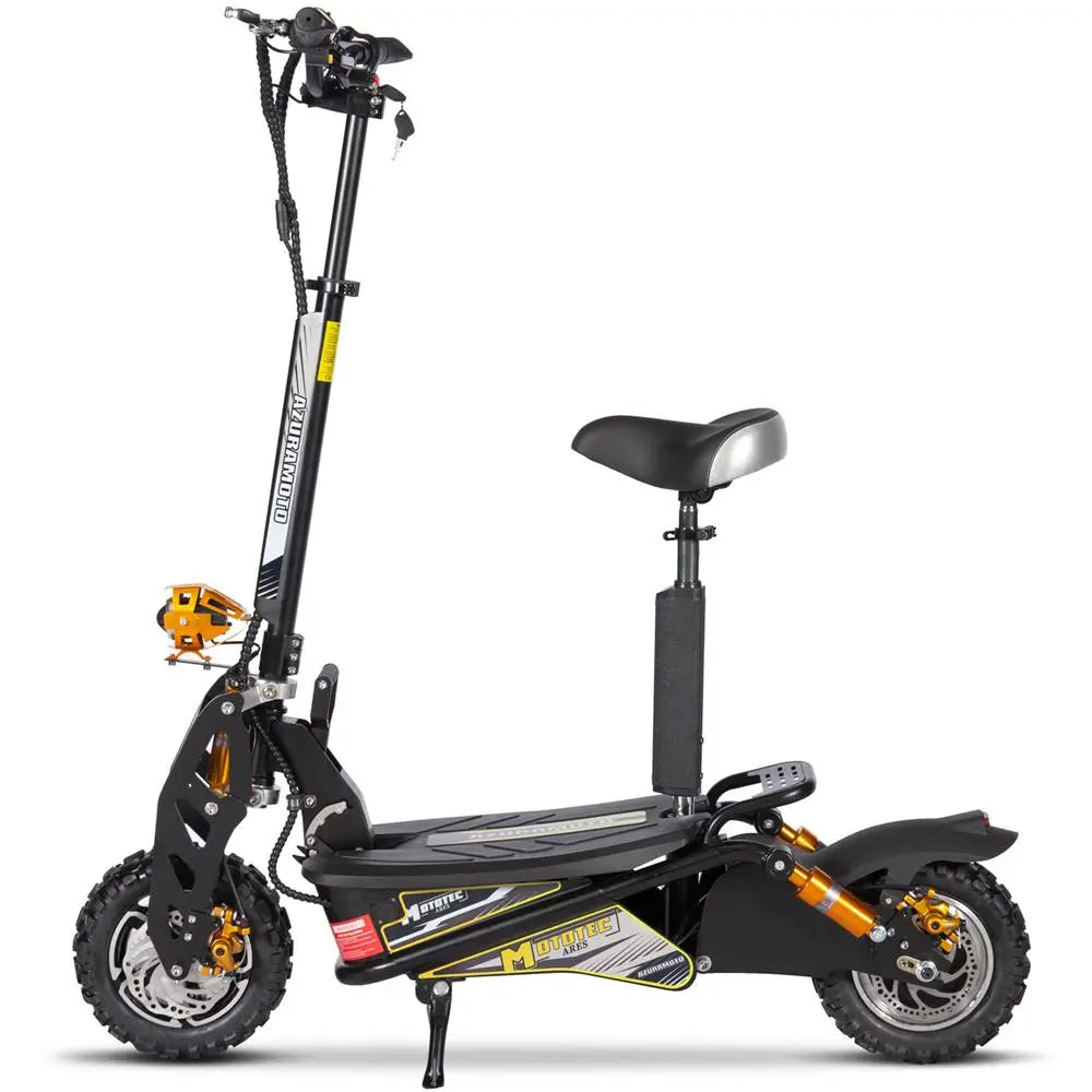 MotoTec Ares 48V 1600W Electric Scooter  Electric Bikes Paradise