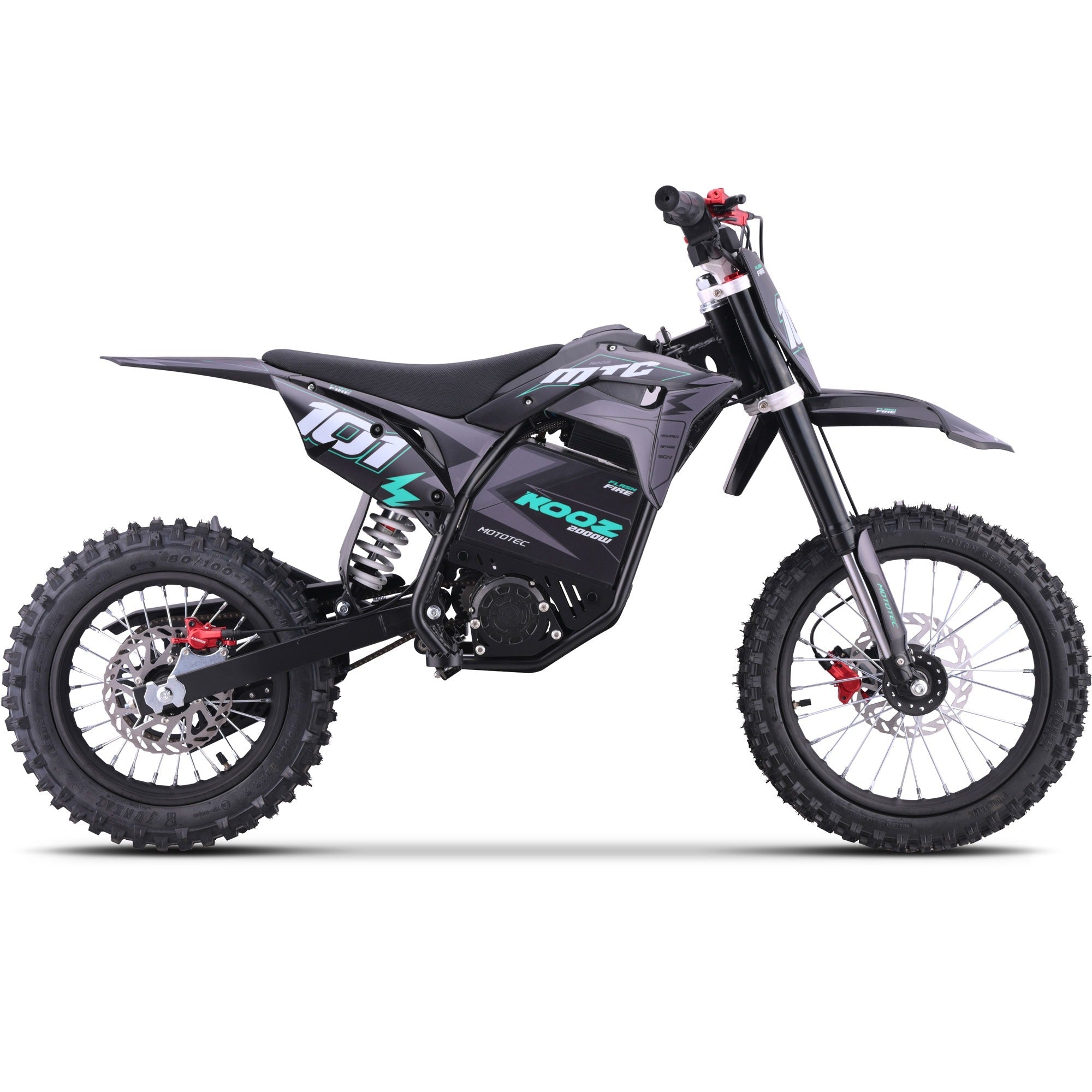 MotoTec Pro 2000W 60V HP115E Electric Dirt Bike
