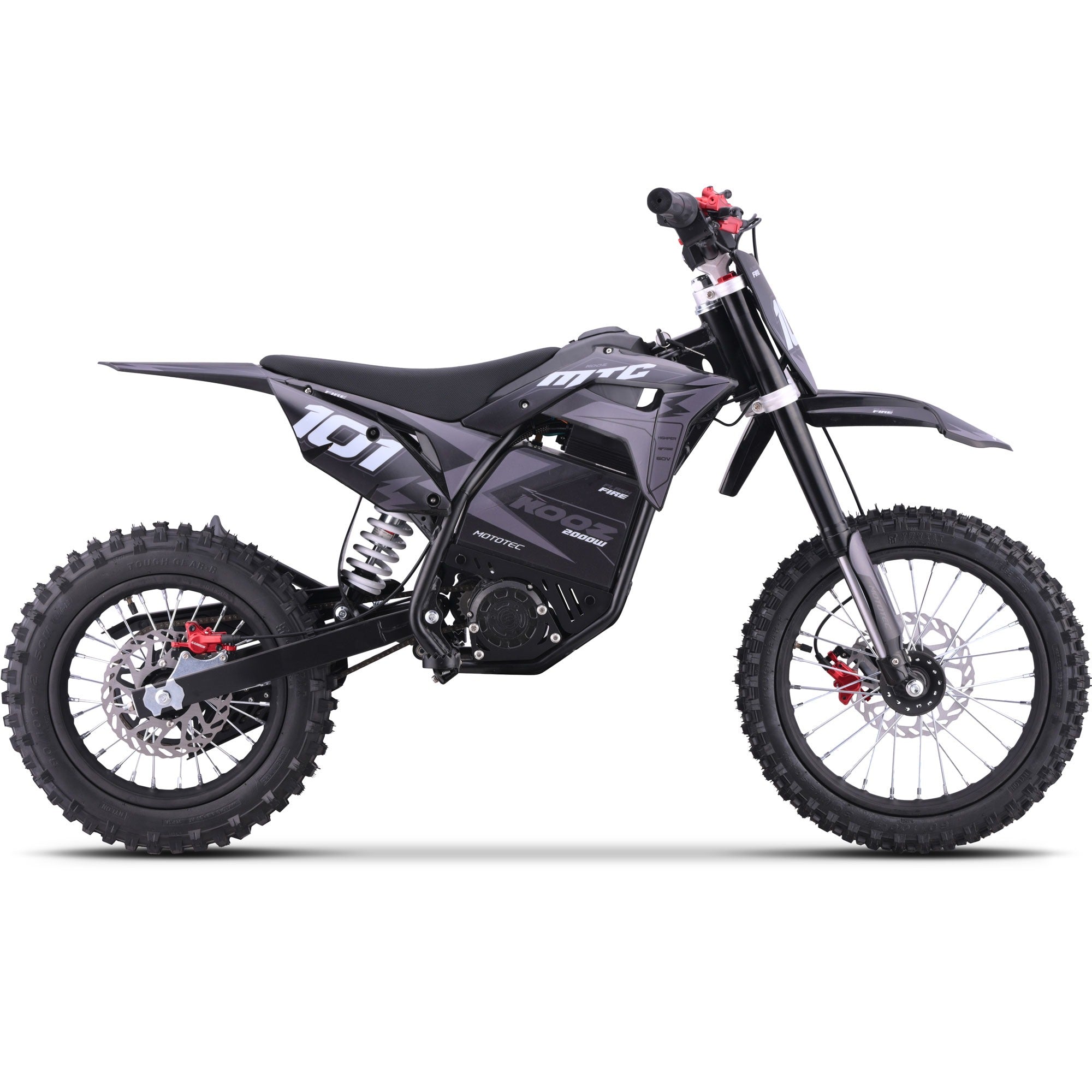 MotoTec Pro 2000W 60V HP115E Electric Dirt Bike