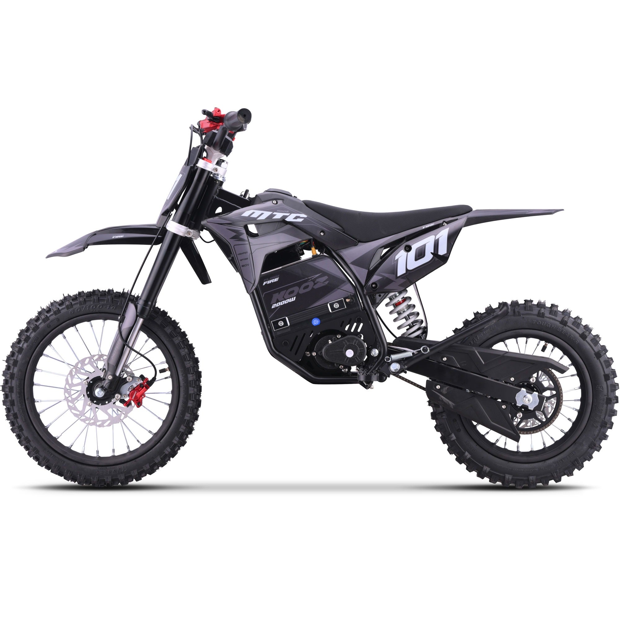 MotoTec Pro 2000W 60V HP115E Electric Dirt Bike