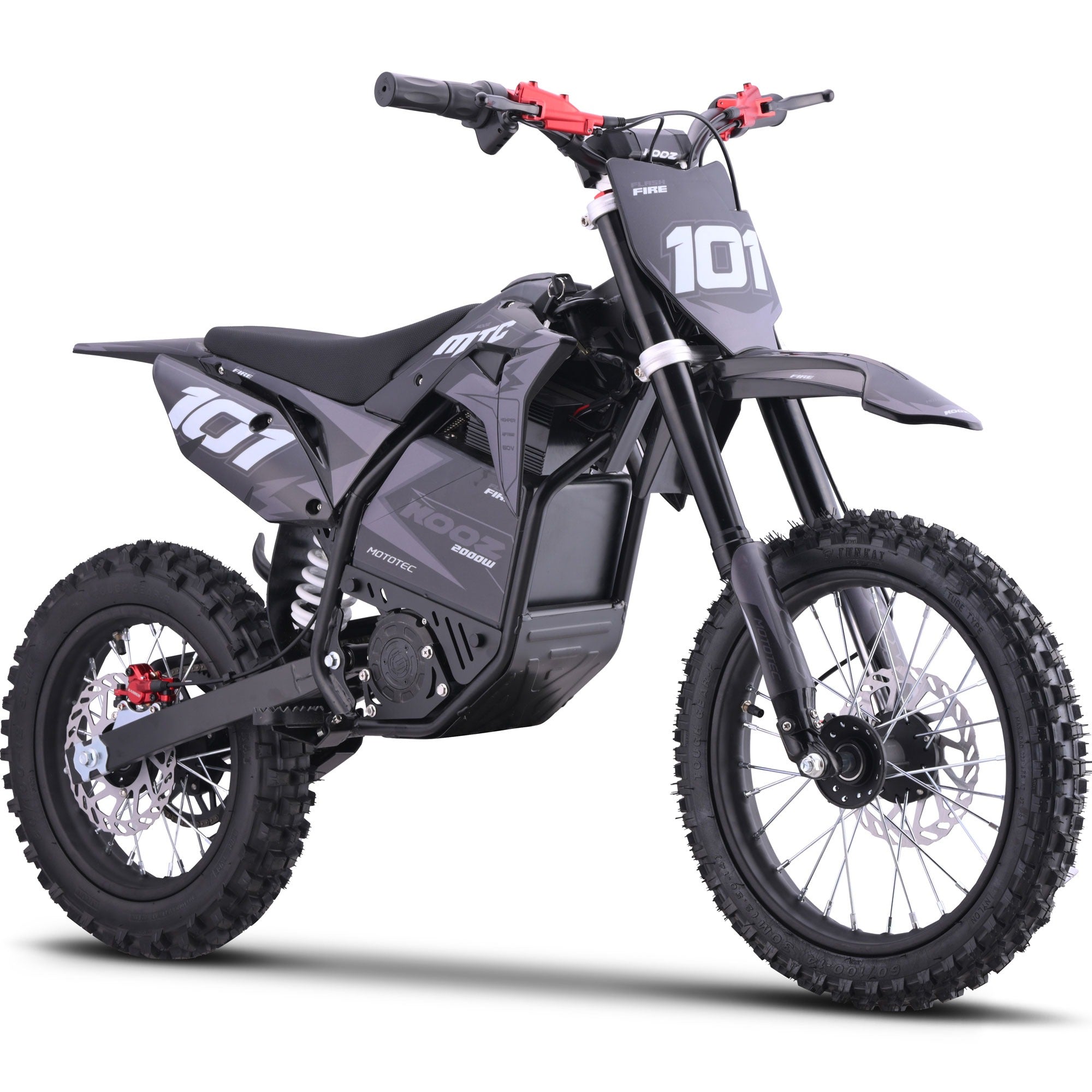 MotoTec Pro 2000W 60V HP115E Electric Dirt Bike