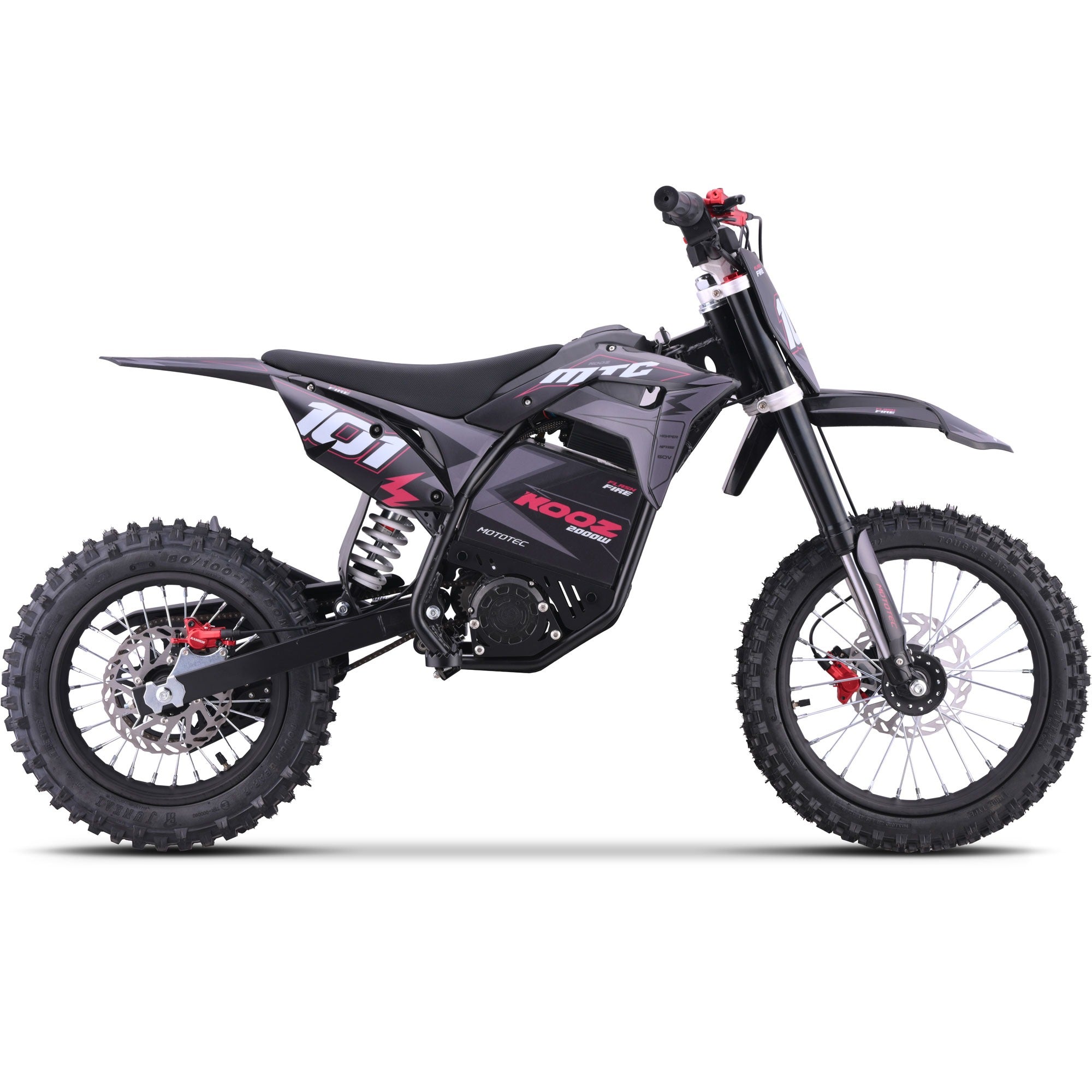 MotoTec Pro 2000W 60V HP115E Electric Dirt Bike