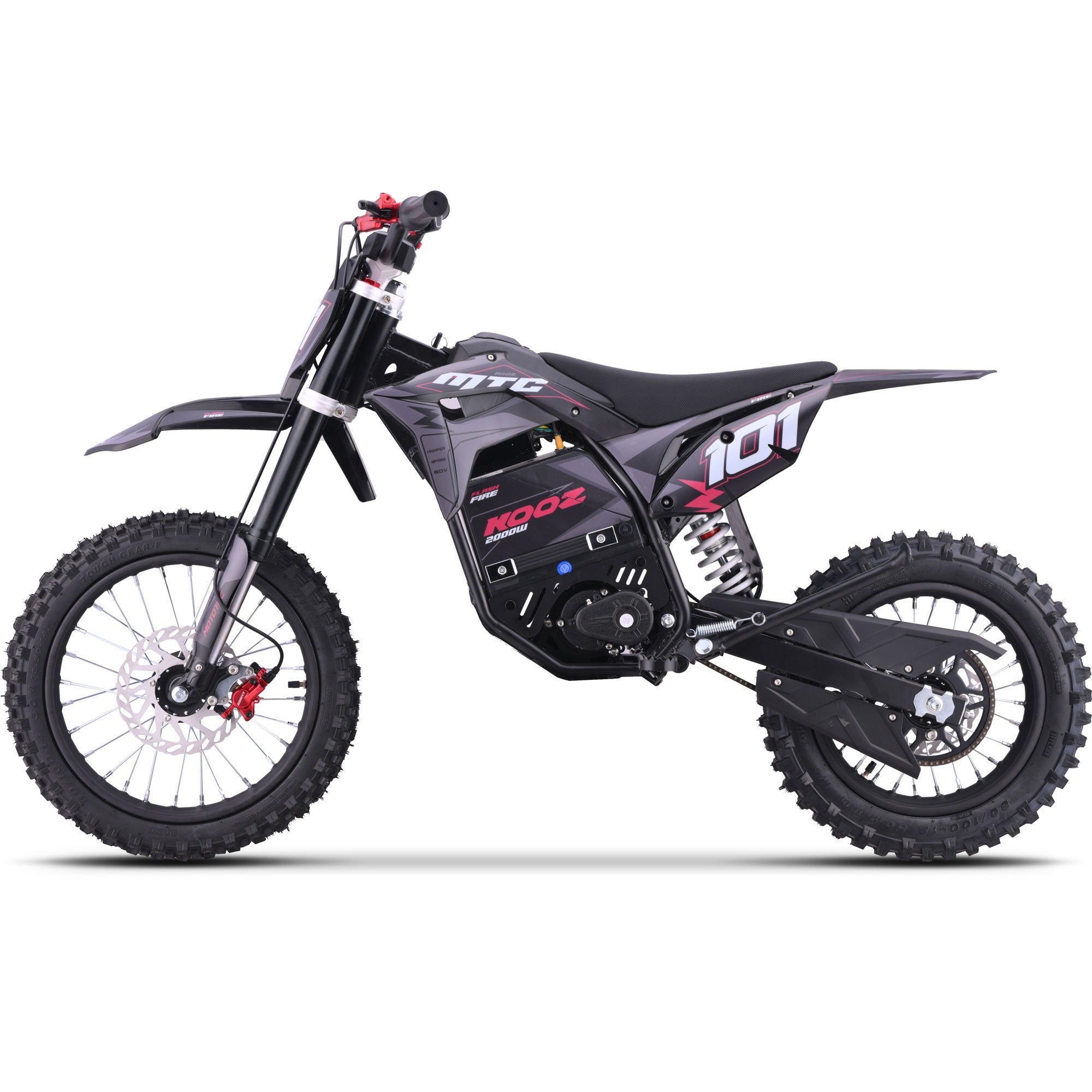 MotoTec Pro 2000W 60V HP115E Electric Dirt Bike