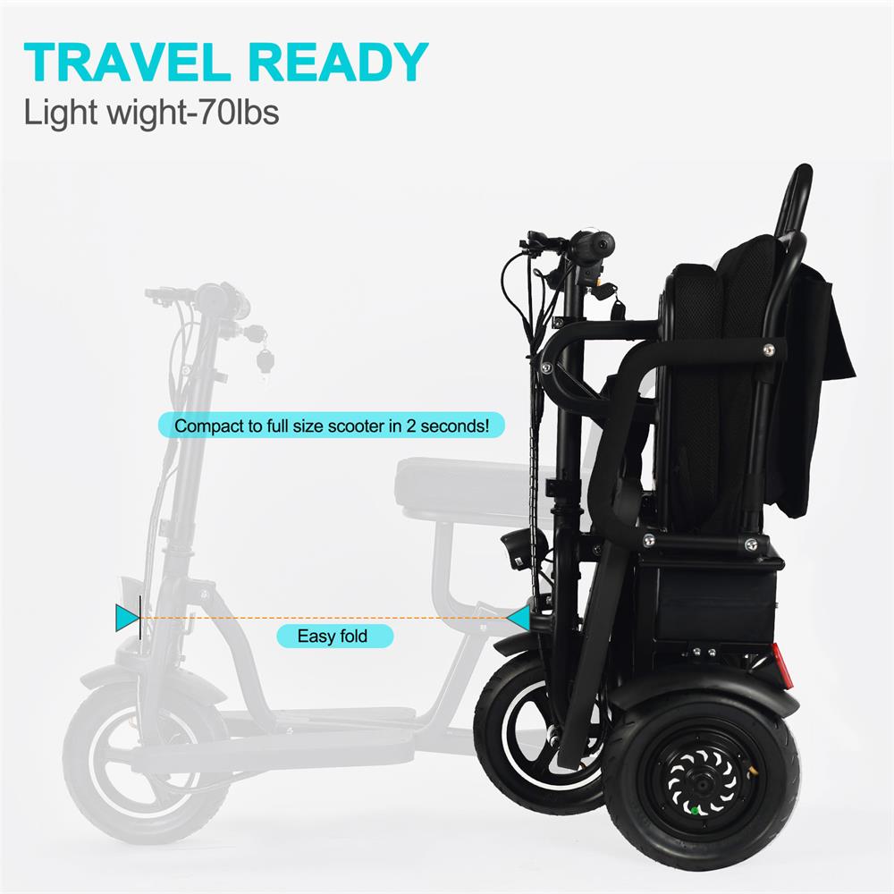 MotoTec Folding Mobility 48V 700W Mobility Scooter