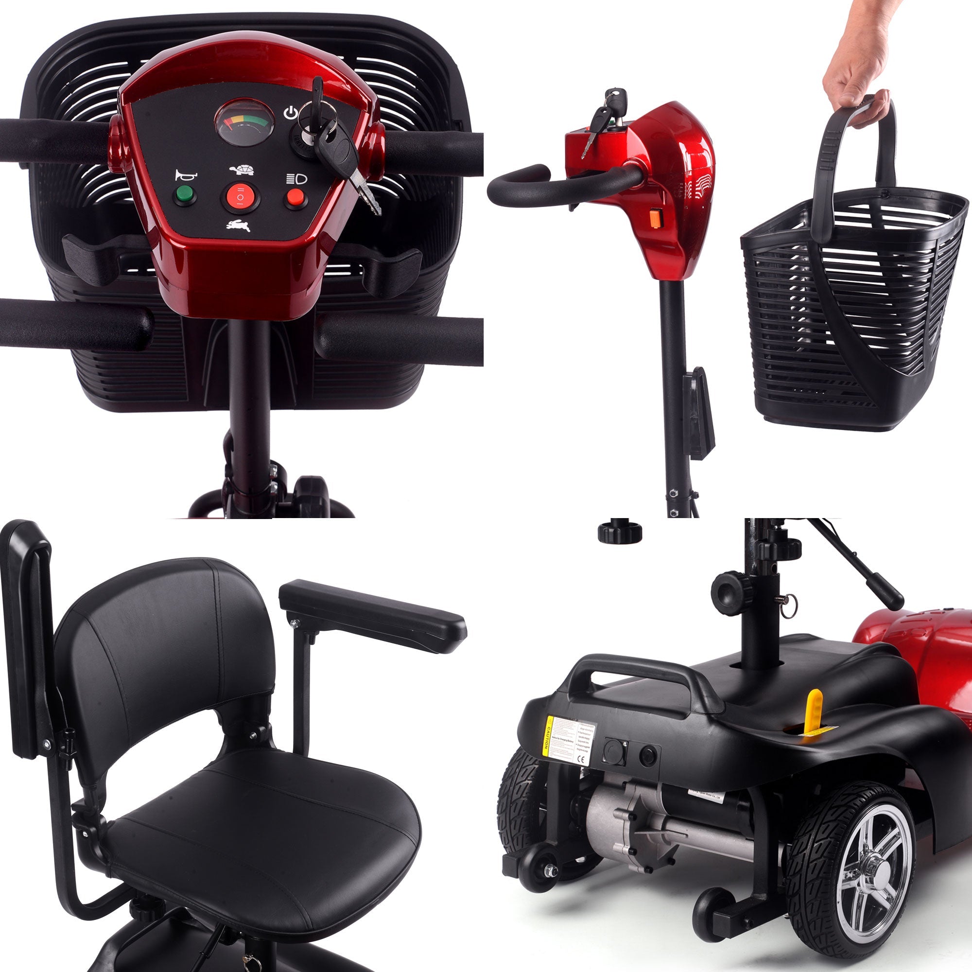 MotoTec 24V 250W Mobility Scooter