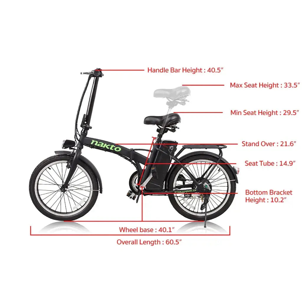 Nakto Fashion Step Thru Electric City Bike 