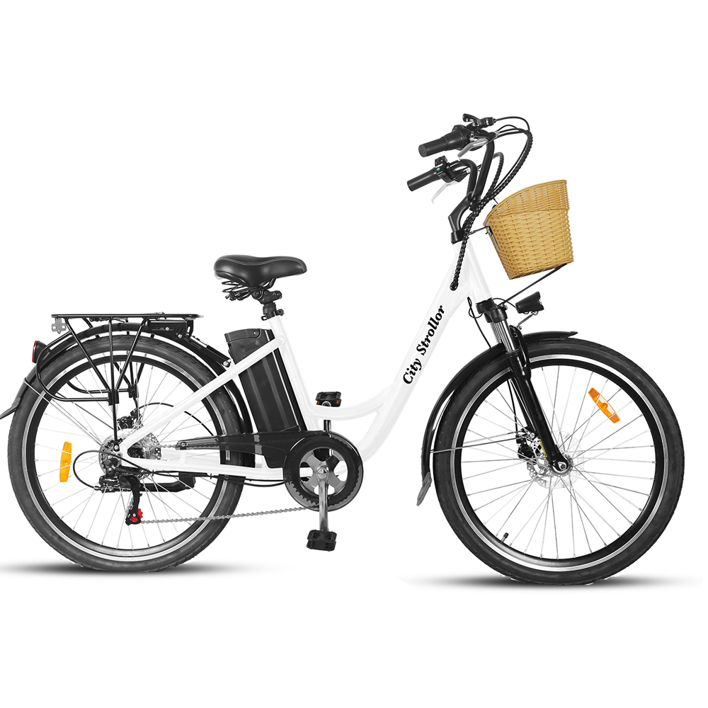Nakto City Stroller Step Thru Electric City Bike