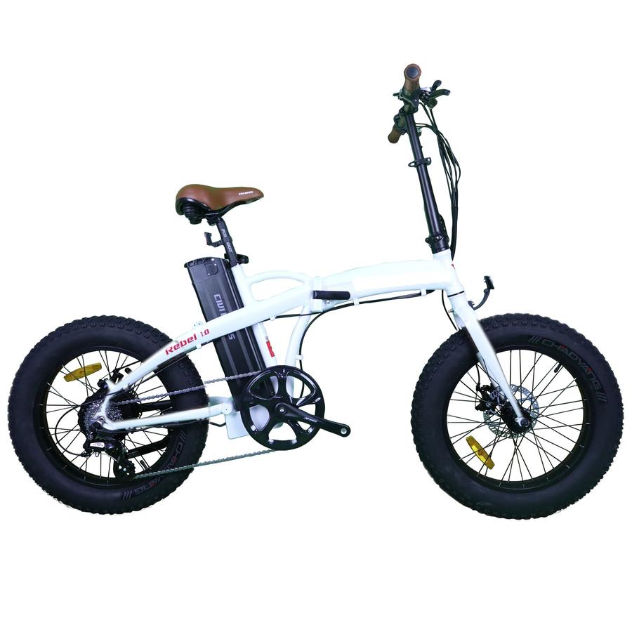 GlareWheel EB-RE 500W Foldable Fat Tire Sport Electric Bike