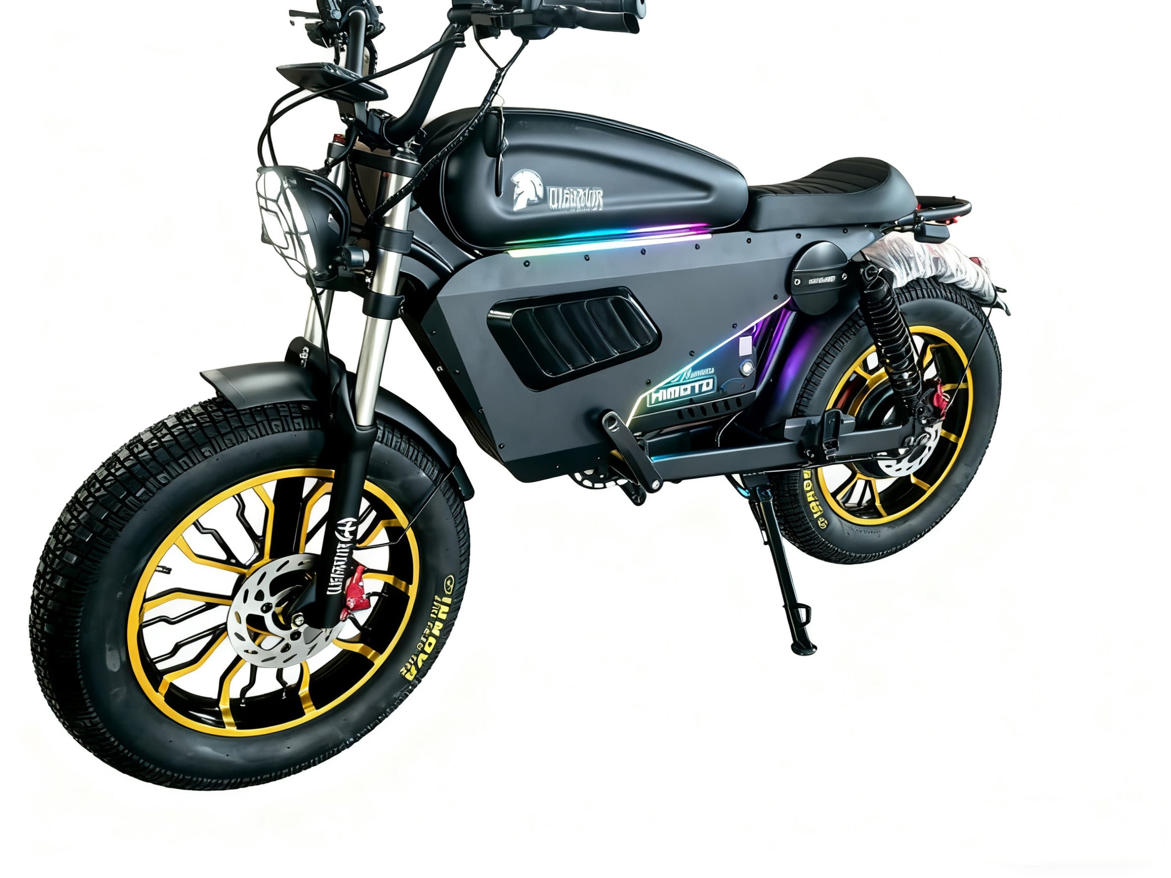 SoverSky Black Warrior Lithium Bike Pro Fat Tire Electric Bike