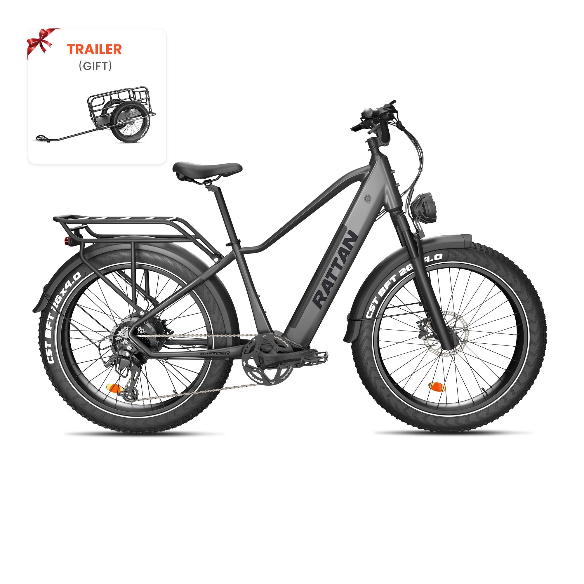 Rattan Pathfinder Fat Tire Electric Mountain Bike
