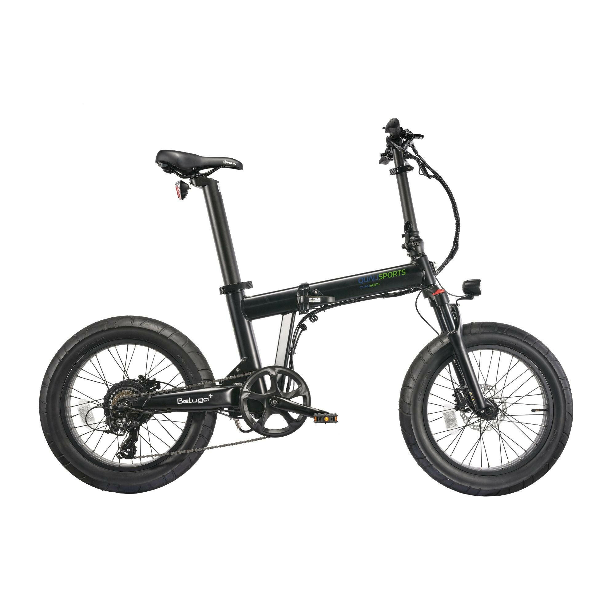 Qualisports Beluga Folding Fat Tire Electric Bike  Electric Bikes Paradise