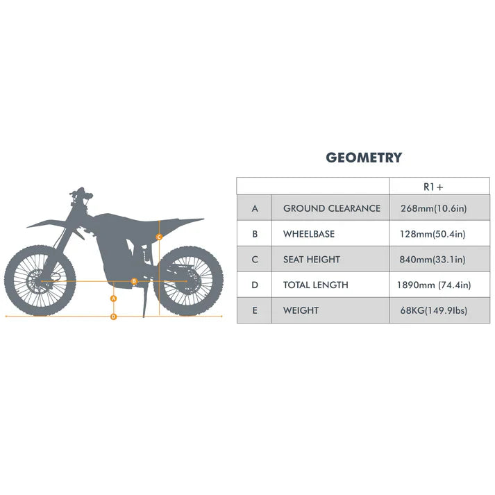 Eunorau Rerode R1 Plus Off-Road Electric Dirt Bike