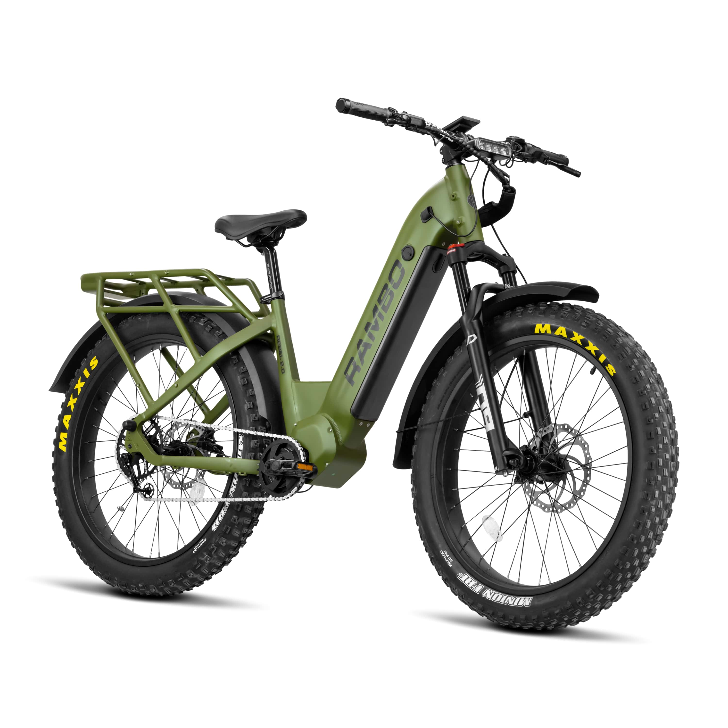 Rambo Rebel 2.0 SS Single Speed Mid Drive Electric Hunting Bike