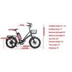 GlareWheel EB-RU 500W Fat Tire Electric Bike with Front Basket  Electric Bikes Paradise
