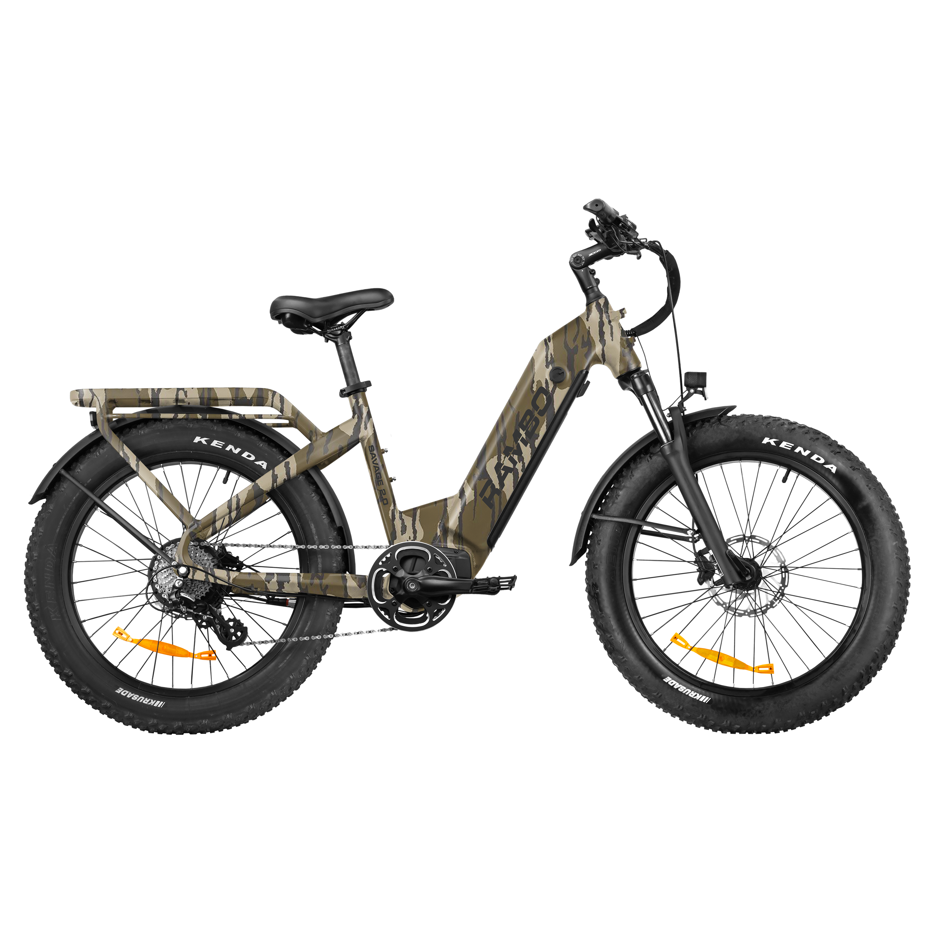 Rambo Savage 2.0 Step-Thru Fat Tire Electric Hunting Bike