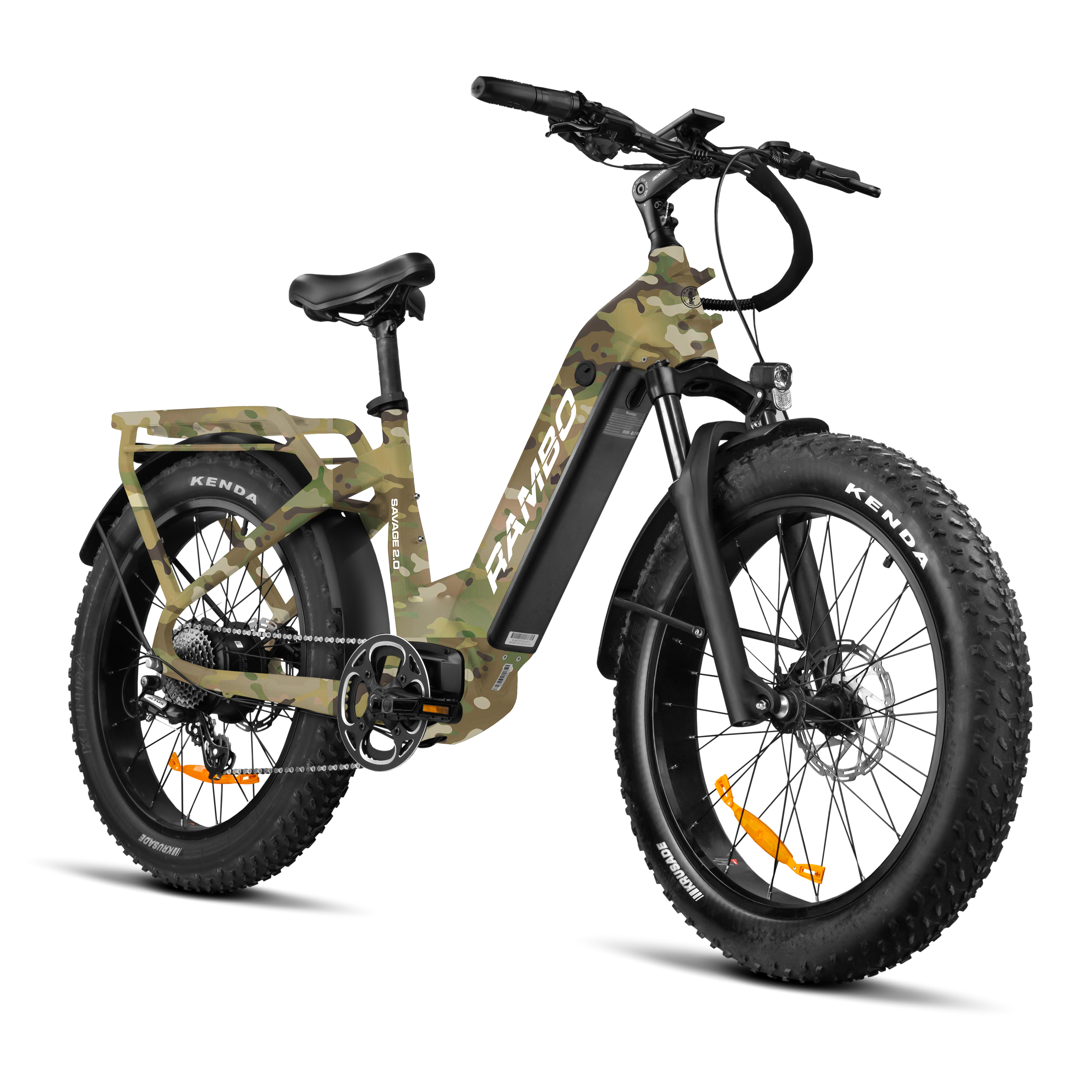 Rambo Savage 2.0 Step-Thru Fat Tire Electric Hunting Bike