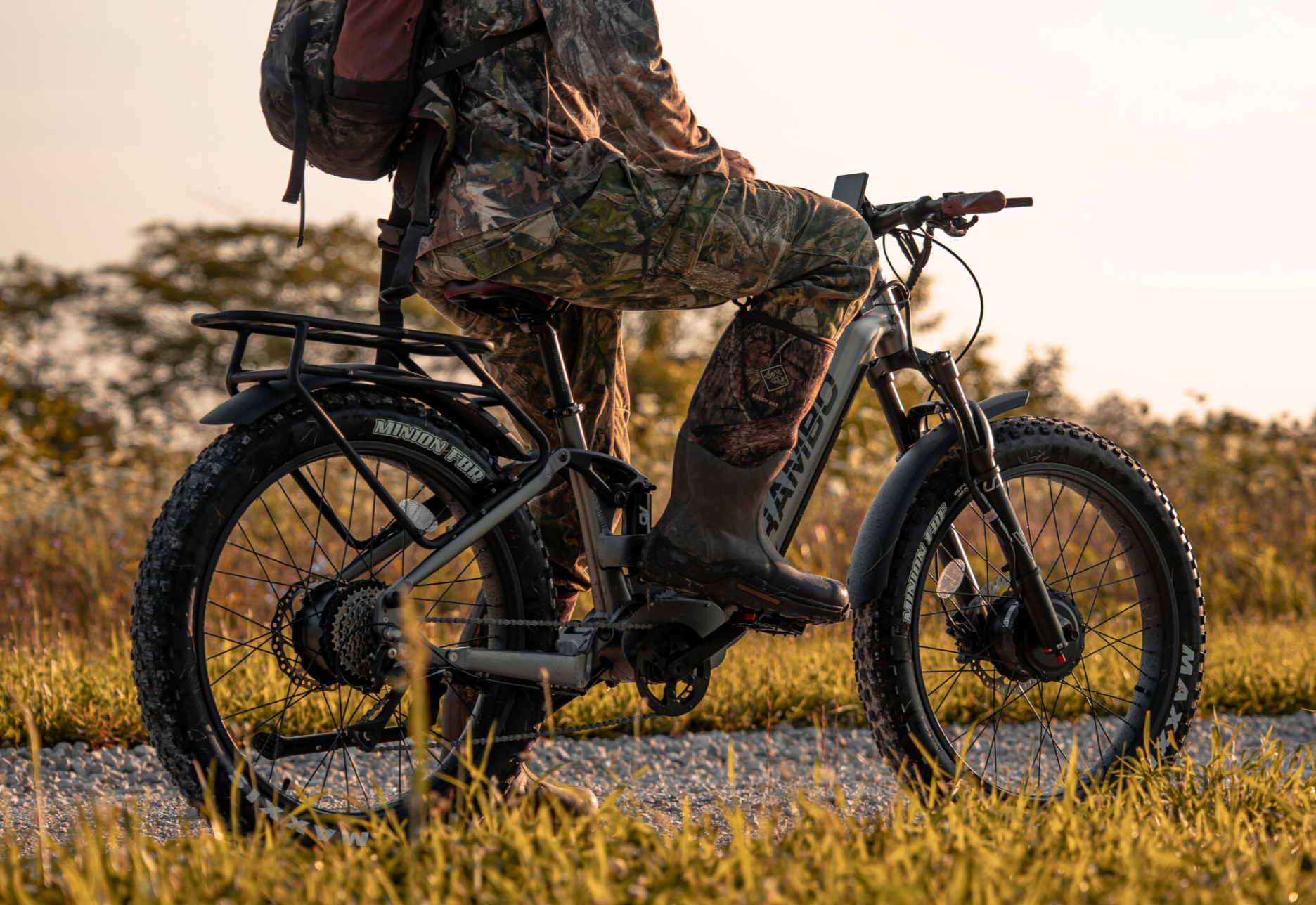 Rambo Hellcat 2.0 FS All Wheel Drive Full Suspension Electric Hunting Bike