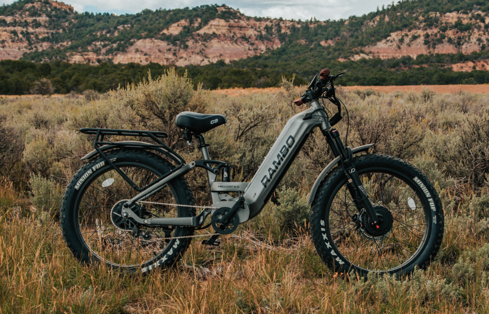 Rambo Hellcat 2.0 FS All Wheel Drive Full Suspension Electric Hunting Bike