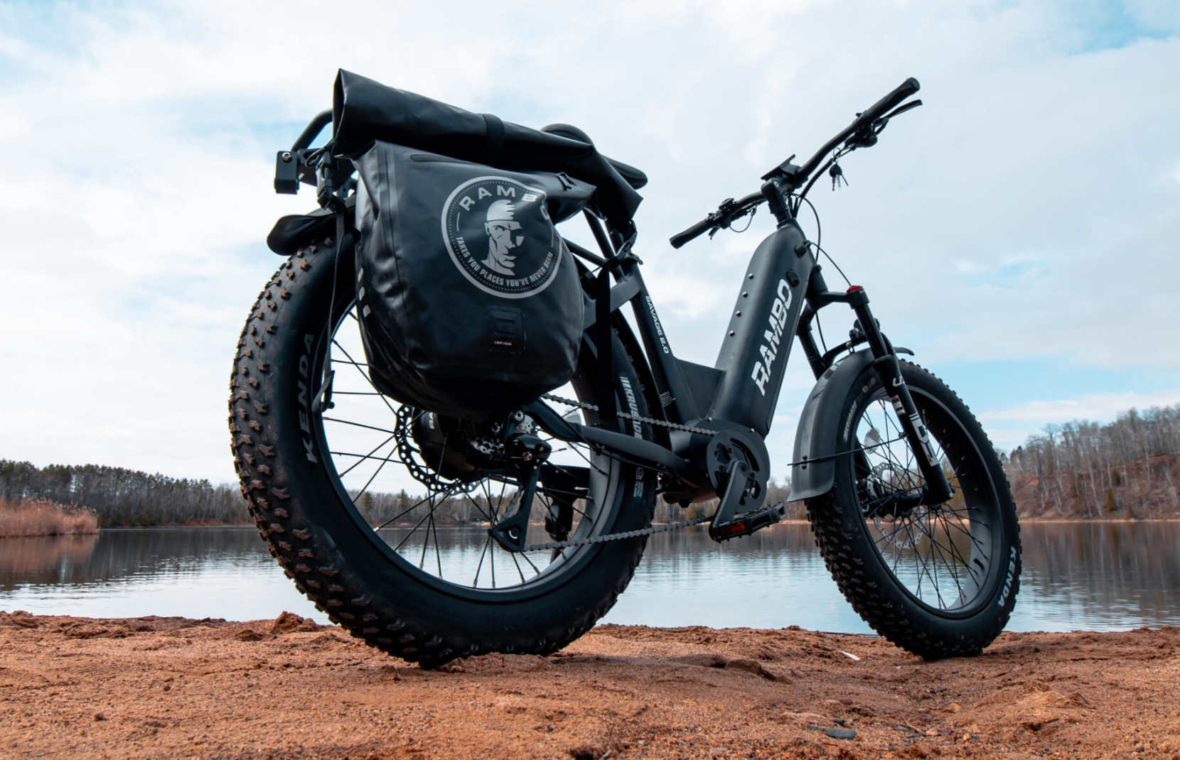 Rambo Savage 2.0 Step-Thru Fat Tire Electric Hunting Bike