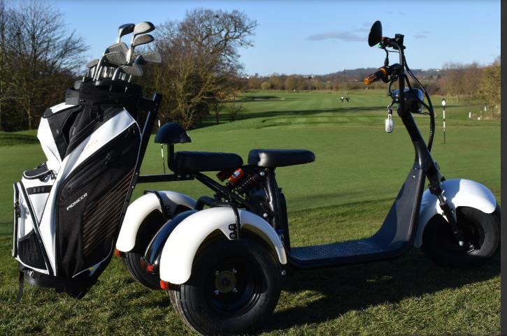 SoverSky T7.0 Electric Golf Trike Scooter Three-Wheel Golf Cart