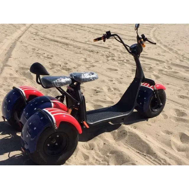 SoverSky T7.0 Electric Golf Trike Scooter Three-Wheel Golf Cart  Electric Bikes Paradise