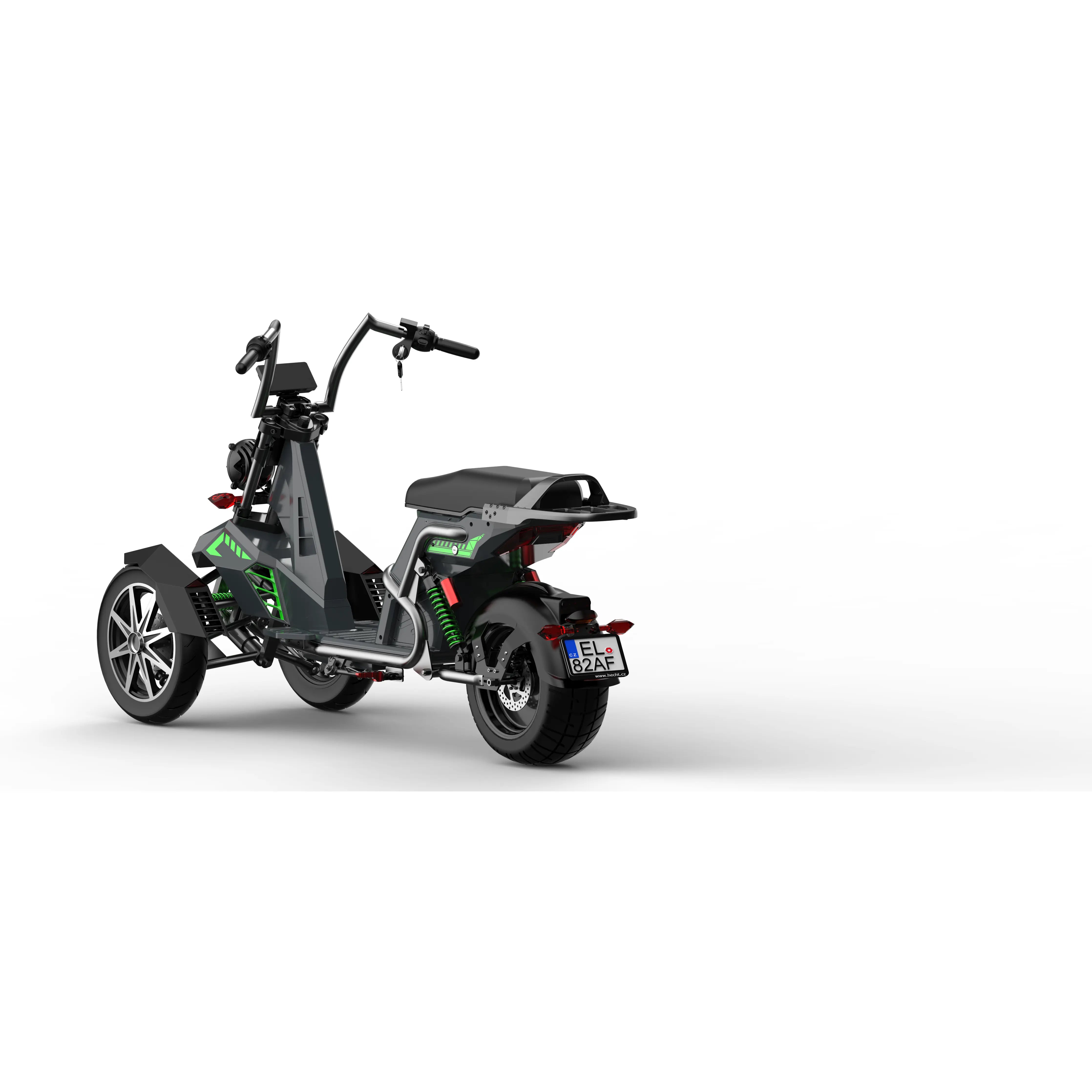 SoverSky T100 4000W 3-Wheel Electric Motorcycle Trike with 50Ah Battery  Electric Bikes Paradise