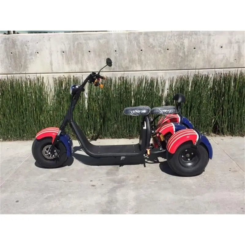 SoverSky T7.0 2000W 60V Electric Fat Tire 3-Wheel Trike Scooter  Electric Bikes Paradise