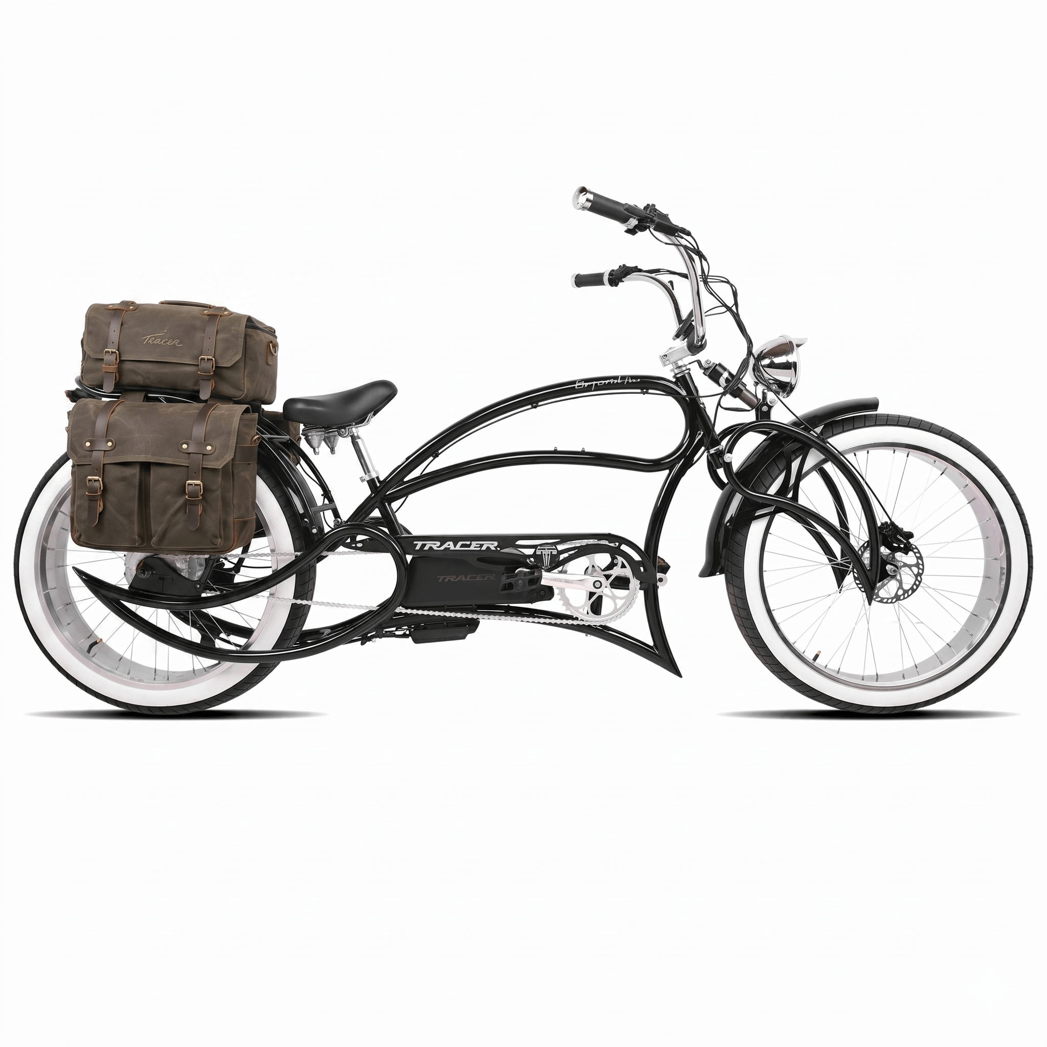 Tracer Beyond Pro 1000W Classic Stretch Chopper Electric Bike