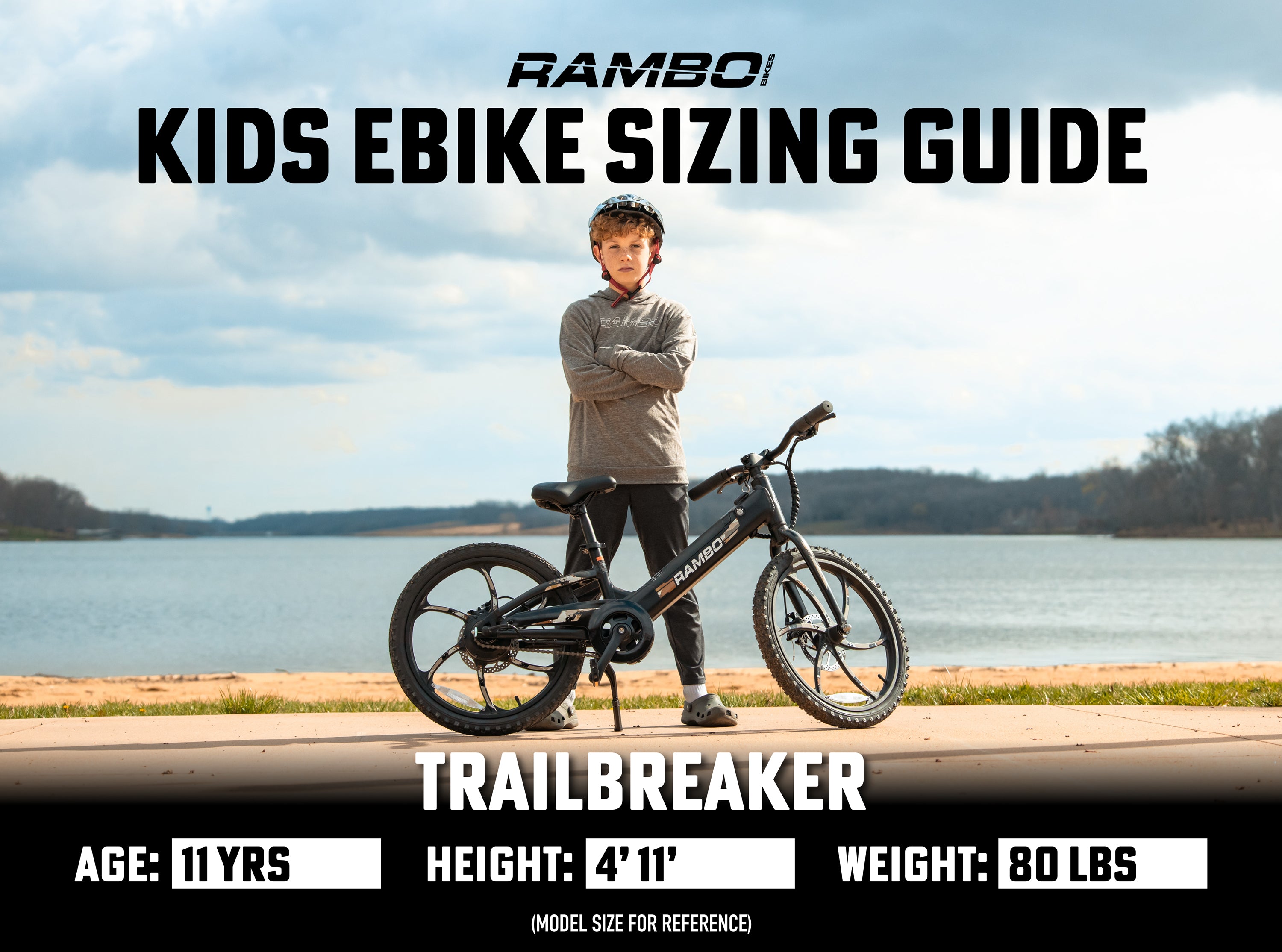 Rambo Kids 20 inch Trailbreaker 3.0 Electric Bike