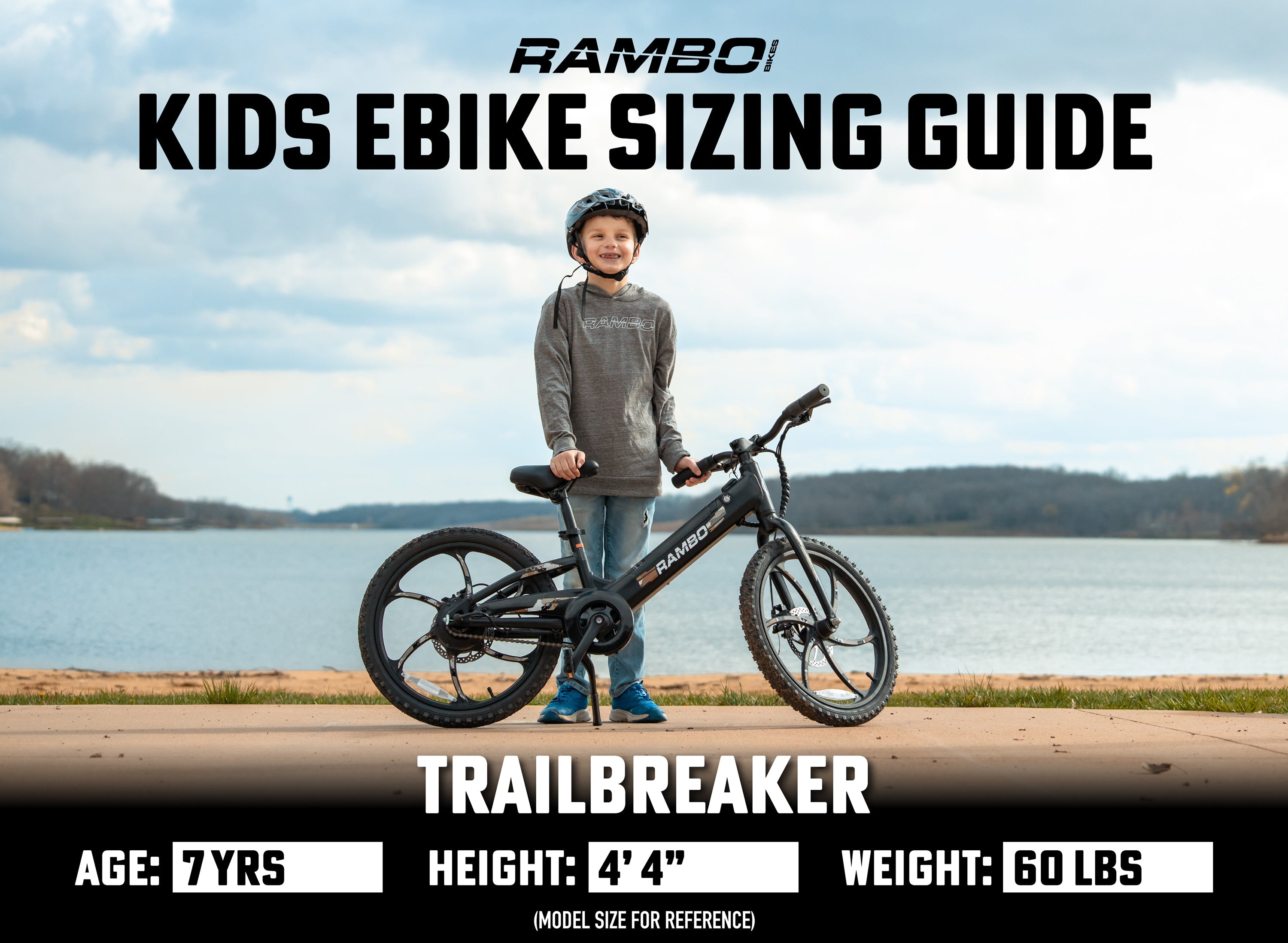 Rambo Kids 20 inch Trailbreaker 3.0 Electric Bike