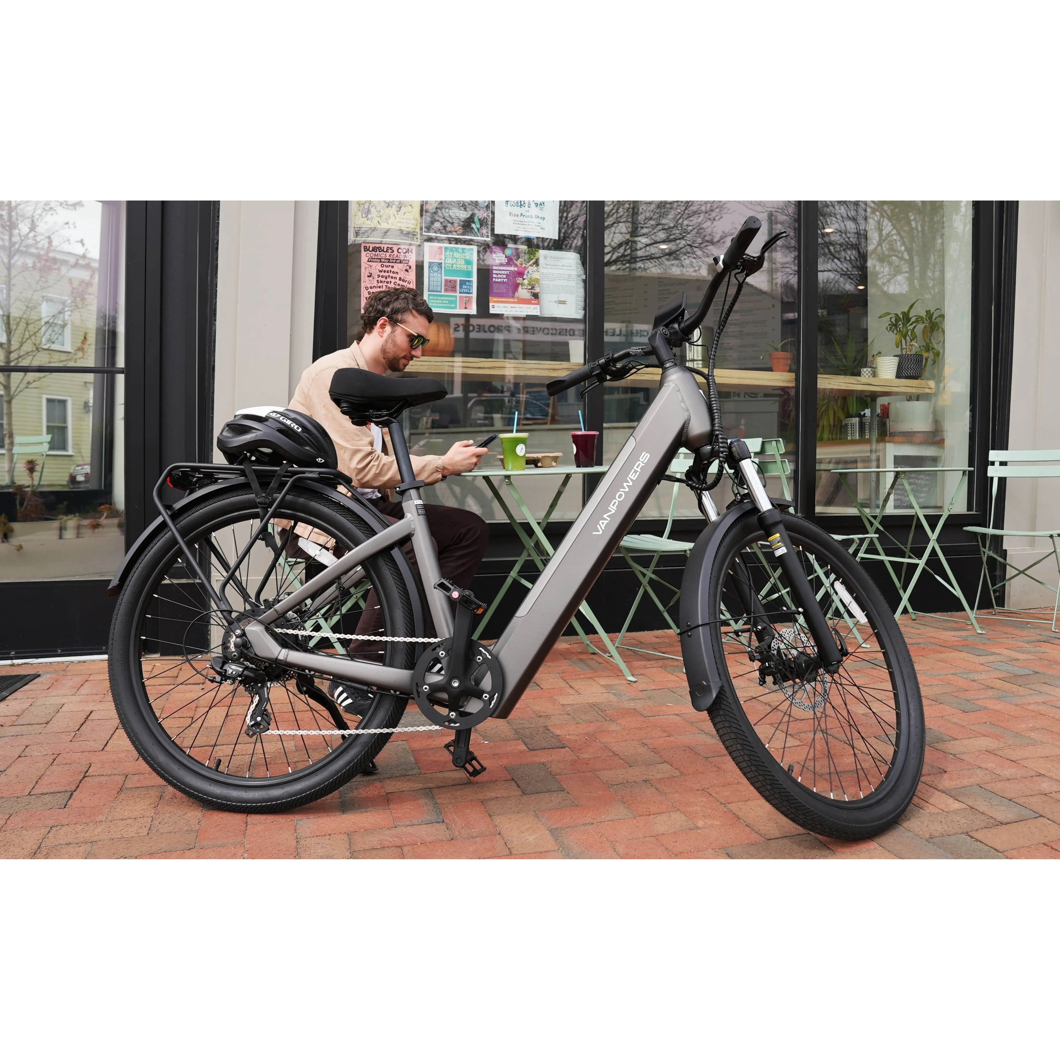 Vanpowers UrbanGlide Standard Step Thru Electric Bike  Electric Bikes Paradise