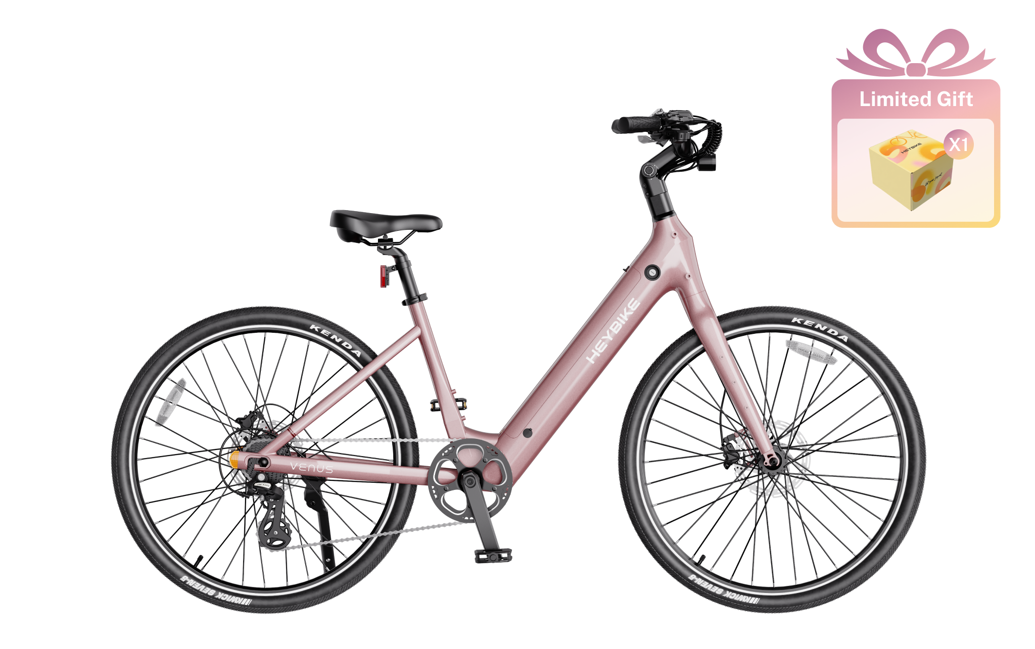 Heybike Venus 750W Lightweight Step-Thru City Electric Bike