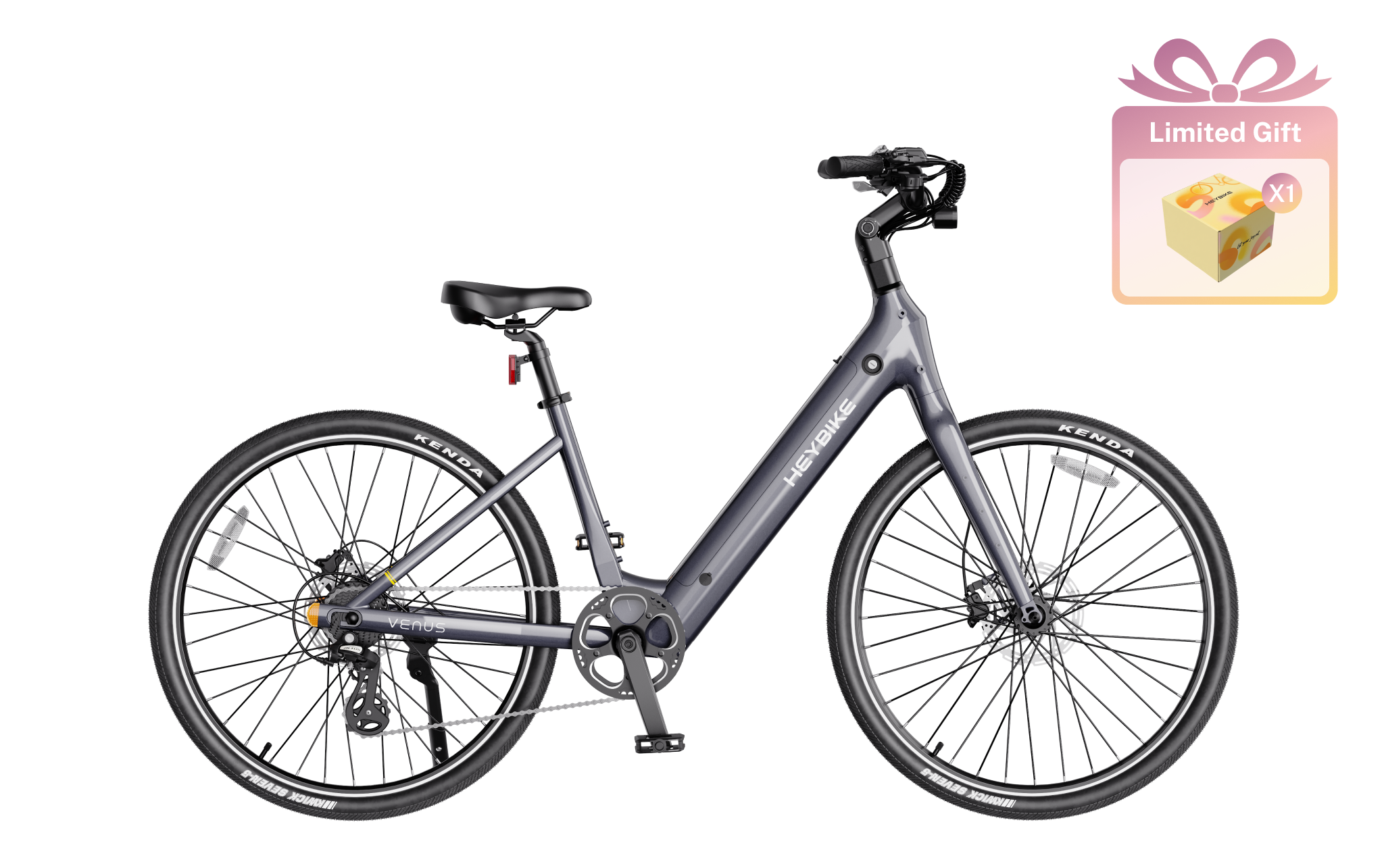Heybike Venus 750W Lightweight Step-Thru City Electric Bike