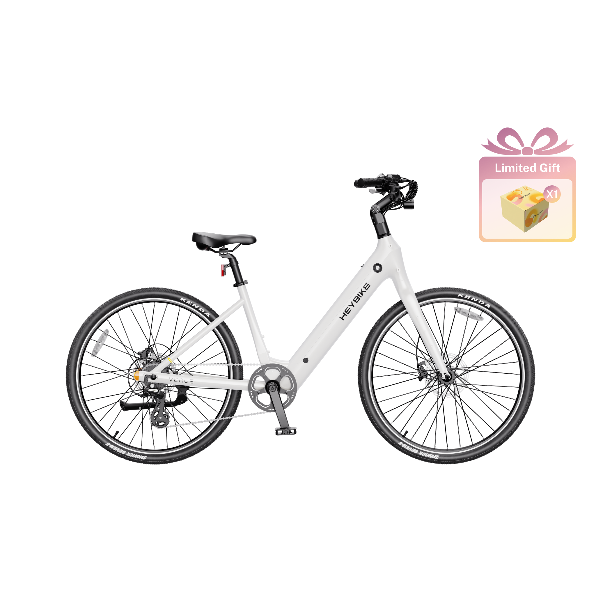 Heybike Venus 750W Lightweight Step-Thru City Electric Bike