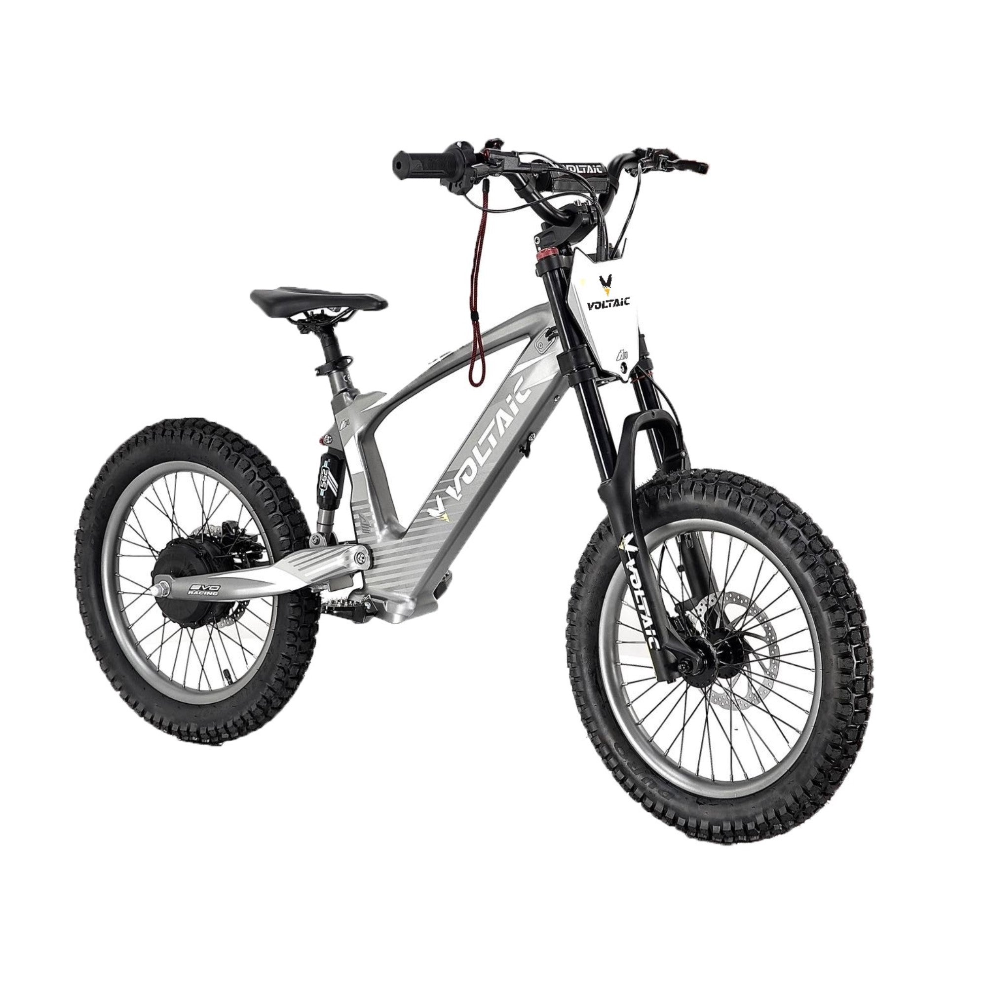 Voltaic Flying Fox 18-Inch Youth Electric Dirt Bike with Hydraulic Brakes