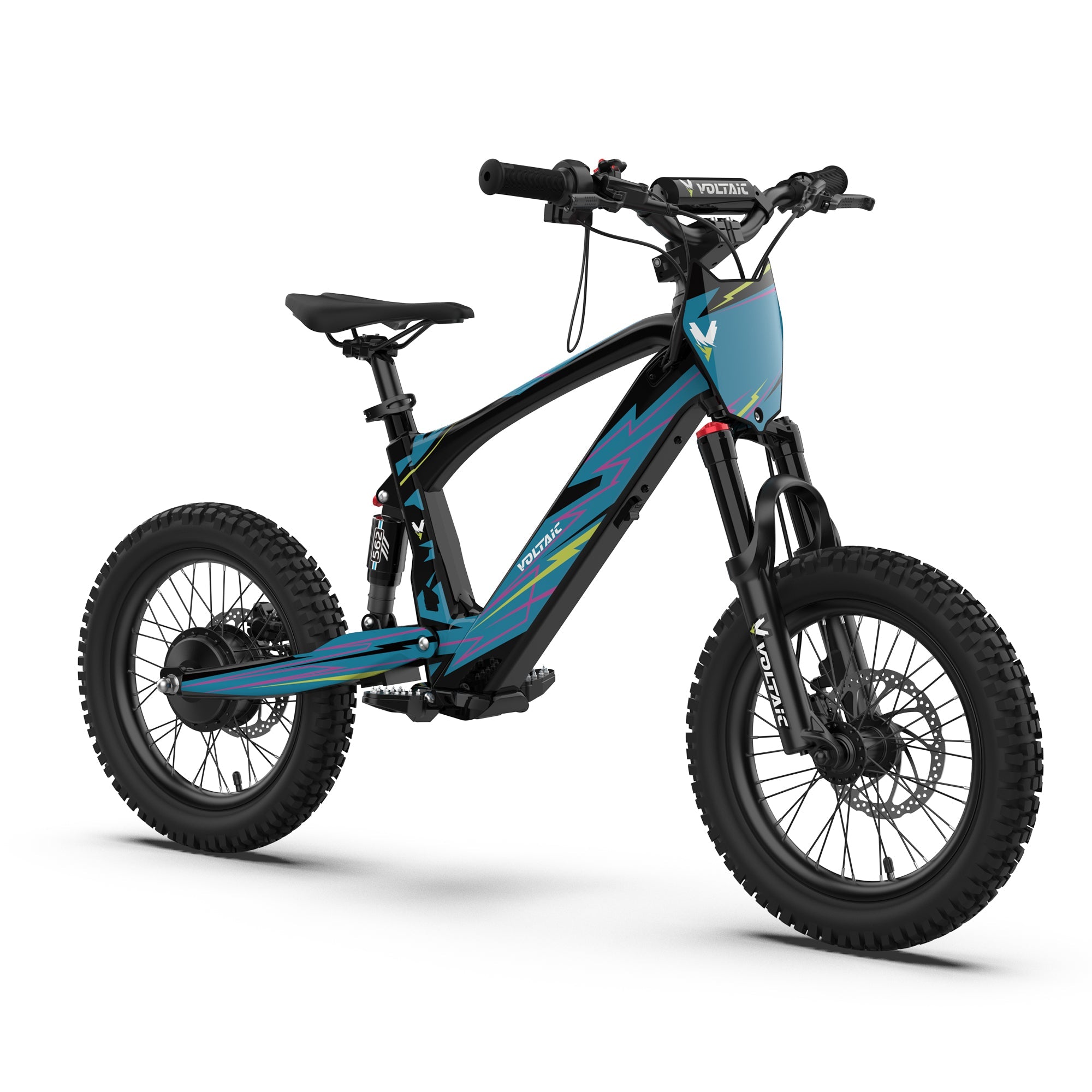 Voltaic Flying Fox 16-Inch Youth Electric Dirt Bike with Hydraulic Brakes