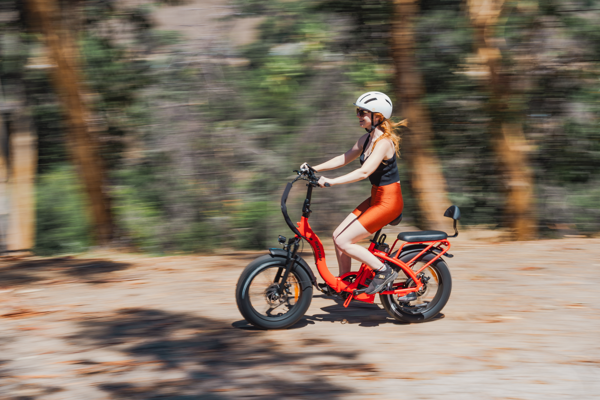 Rattan LF 750 Pro Step Thru Folding Fat Tire Electric Bike