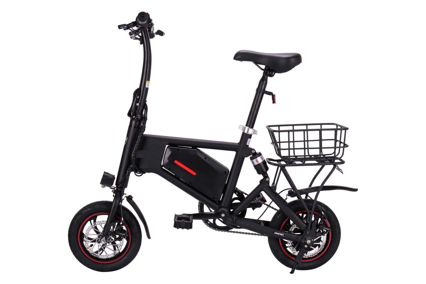 GlareWheel EB-X5 Foldable 15mph Compact Electric Bike