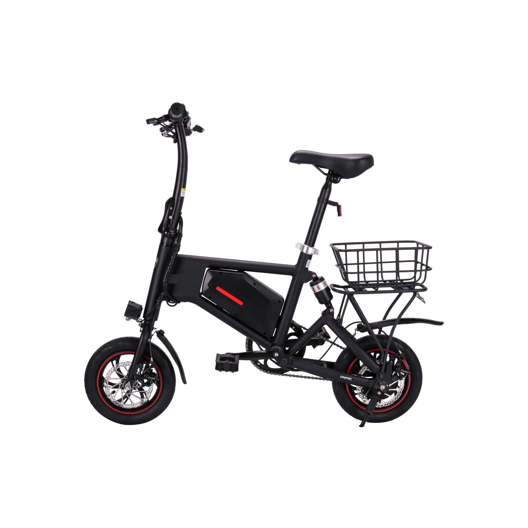 GlareWheel EB-X5 Foldable 15mph Compact Electric Bike
