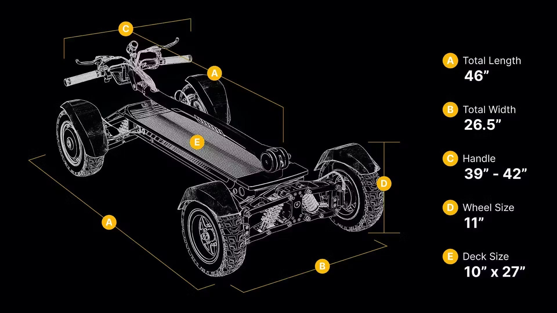 CycleBoard X-Quad 3000 4-Wheel All-Terrain Electric Vehicle