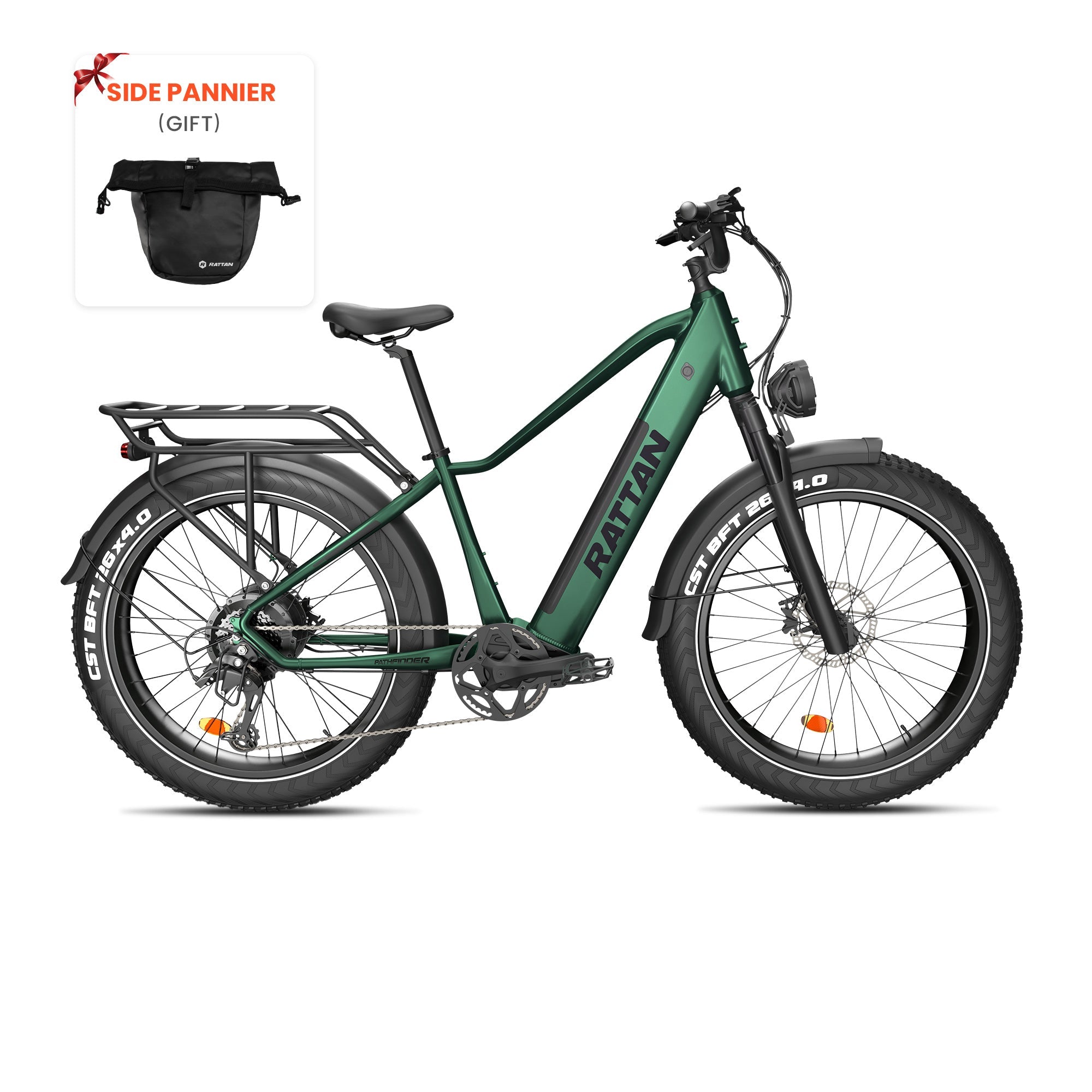 Rattan Pathfinder Fat Tire Electric Mountain Bike