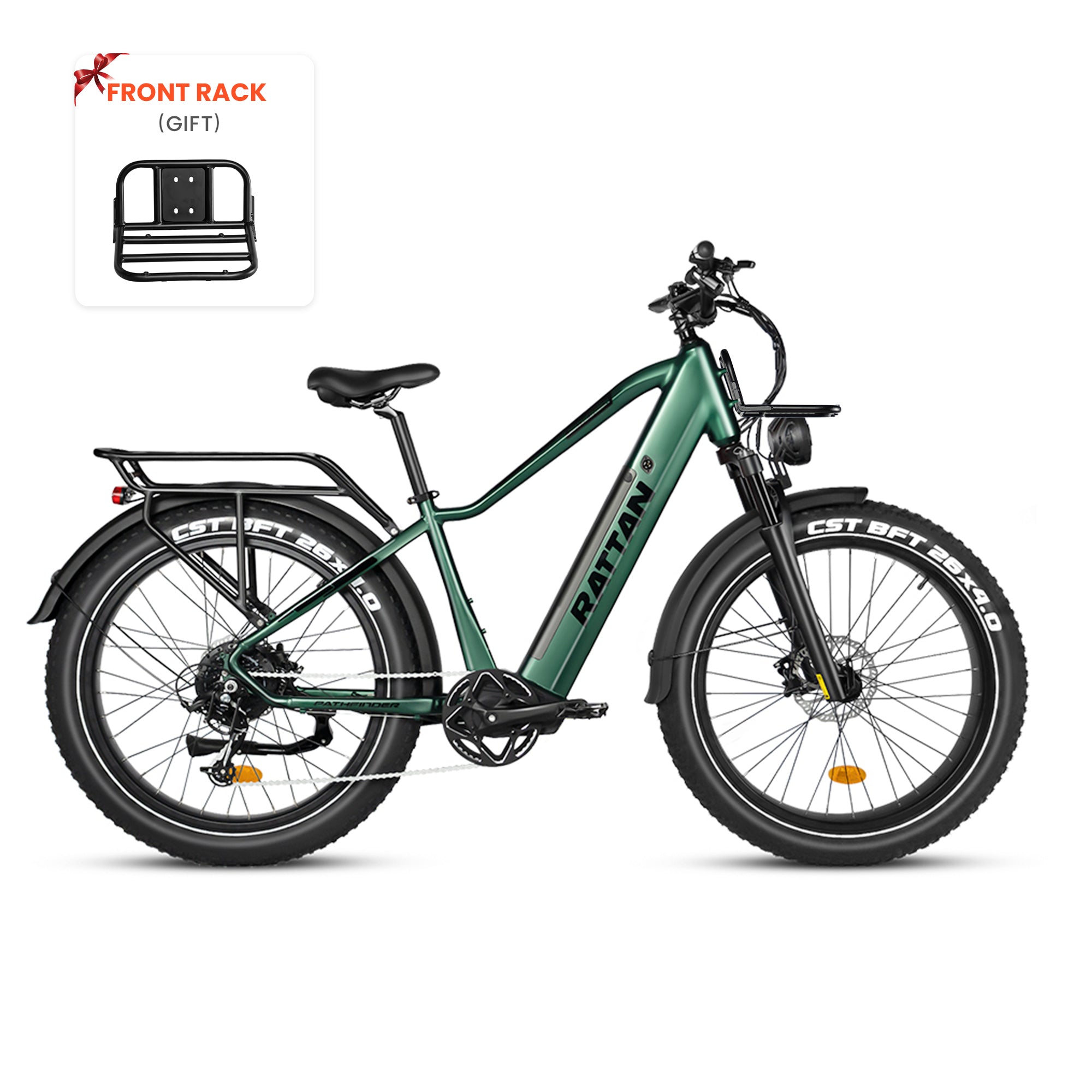 Rattan Pathfinder Fat Tire Electric Mountain Bike